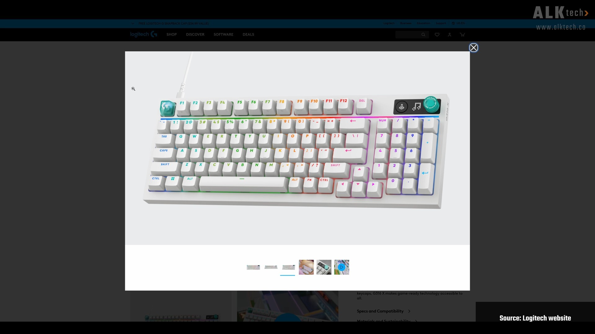 Logitech G316 X 98 White Variant