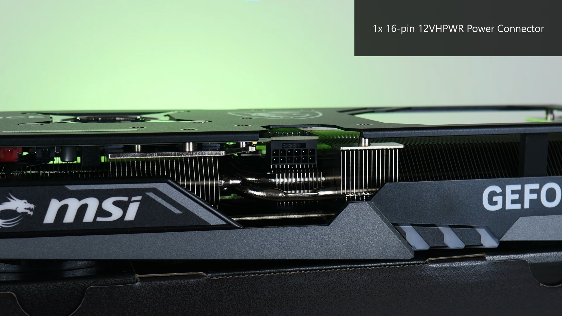 MSI GeForce RTX 4070 GAMING X TRIO 12G Power Connector