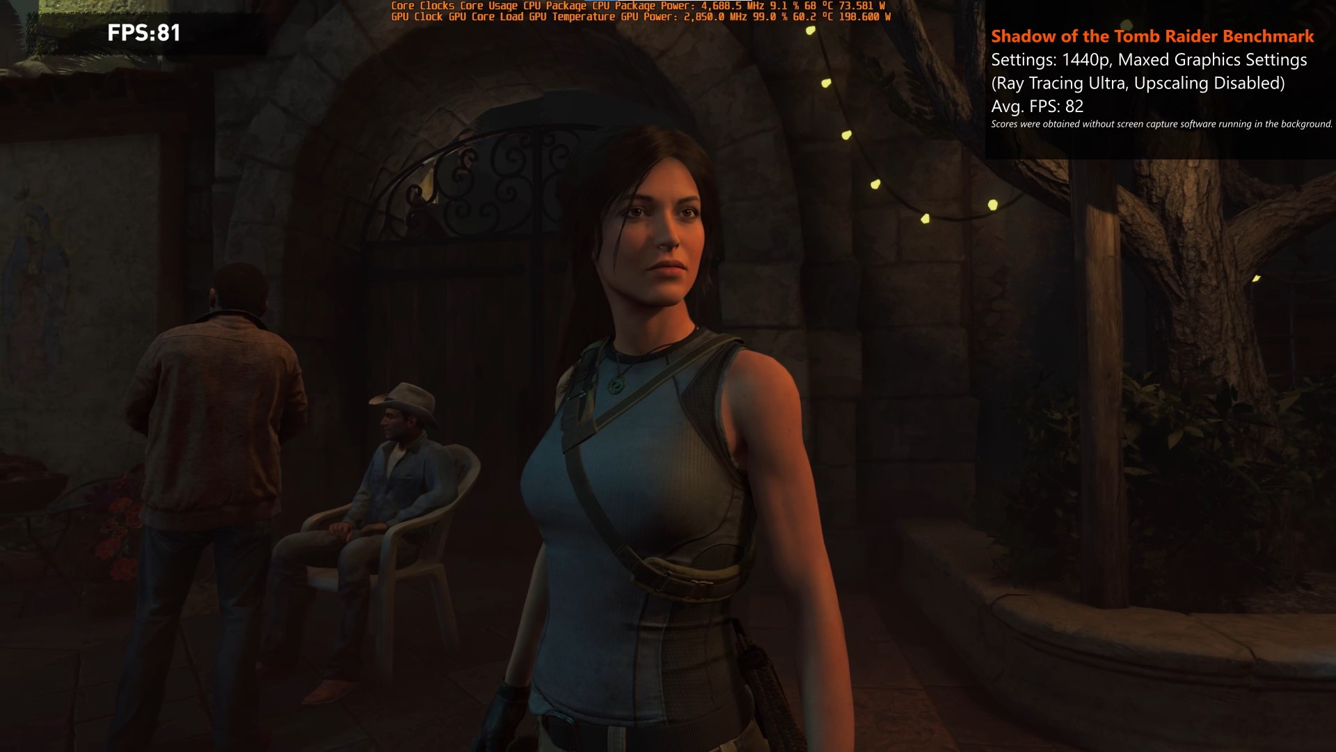 MSI GeForce RTX 4070 GAMING X TRIO 12G Shadow of the Tomb Raider Benchmark (1)