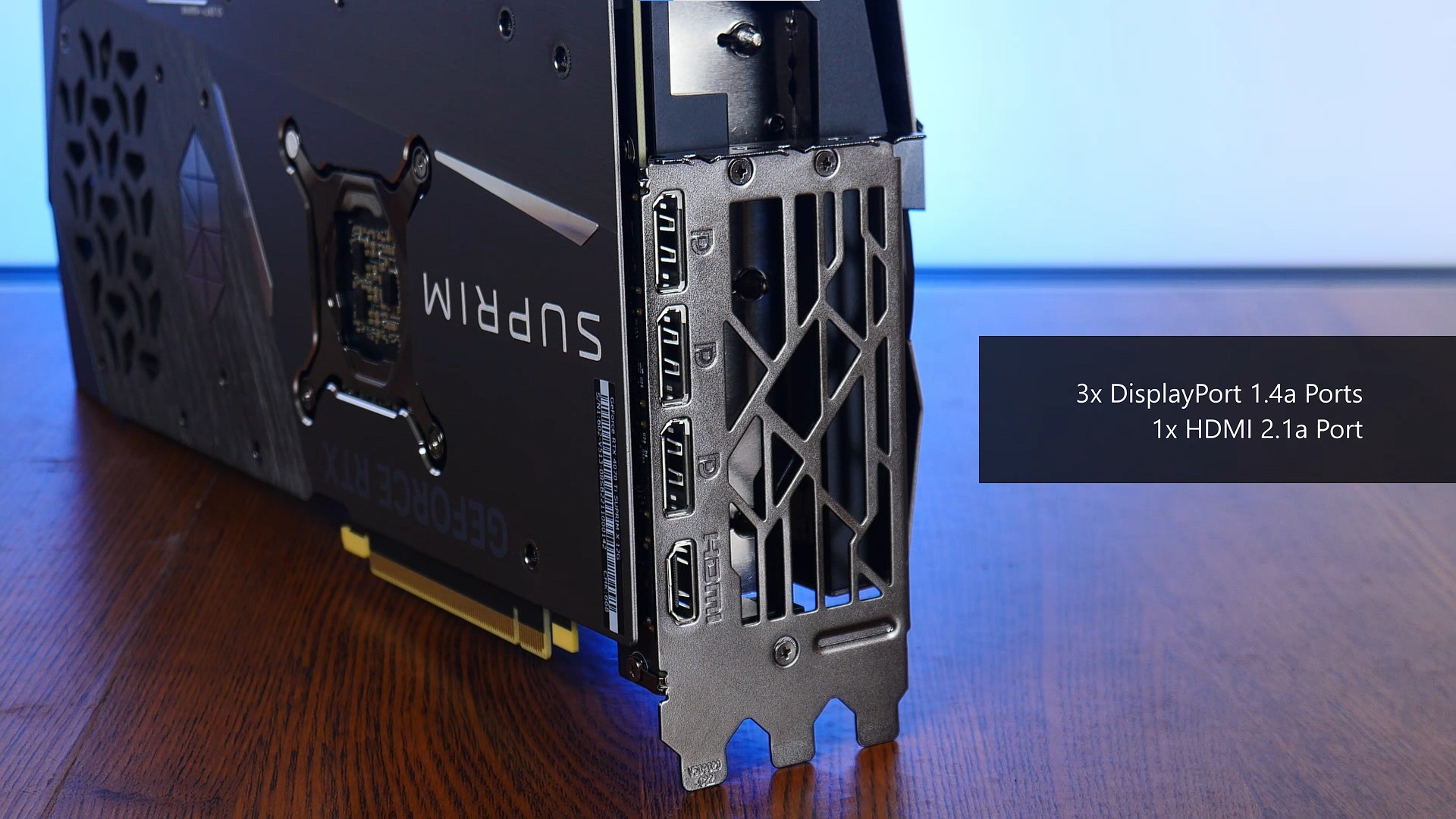 MSI GeForce RTX 4070 Ti SUPRIM X 12G Display Output