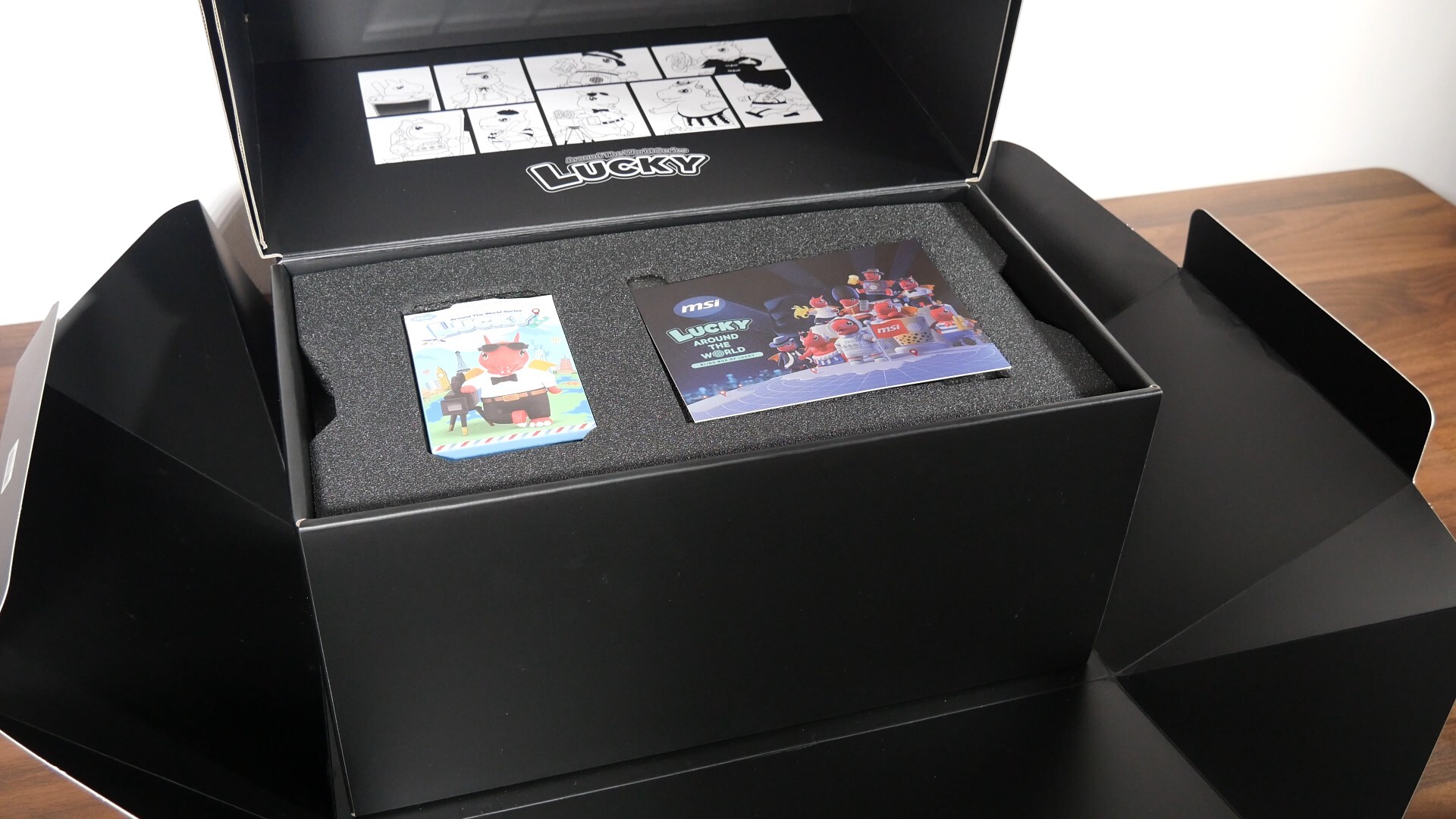 MSI GeForce RTX 5070 Ti 16G VANGUARD SOC LAUNCH EDITION Packaging (Accessories)