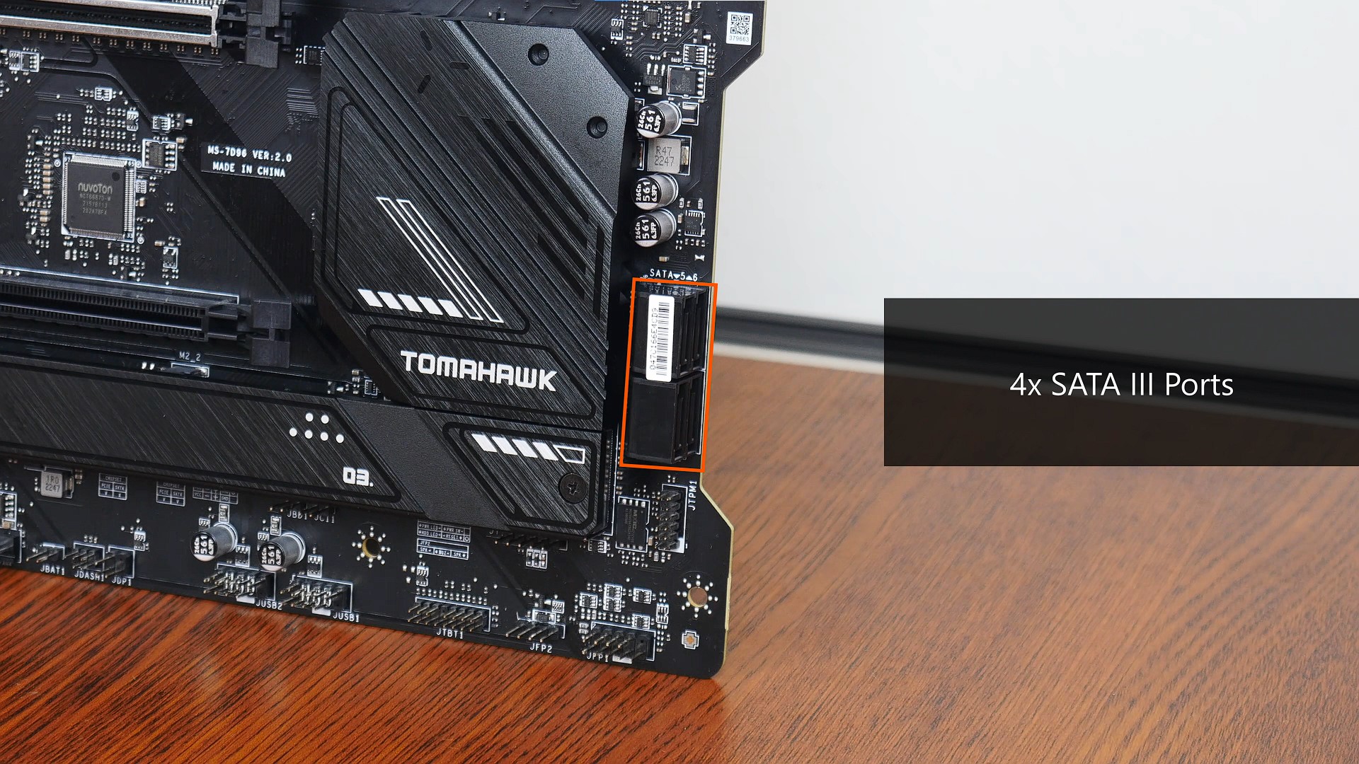 MSI MAG B760 TOMAHAWK WIFI SATA Ports