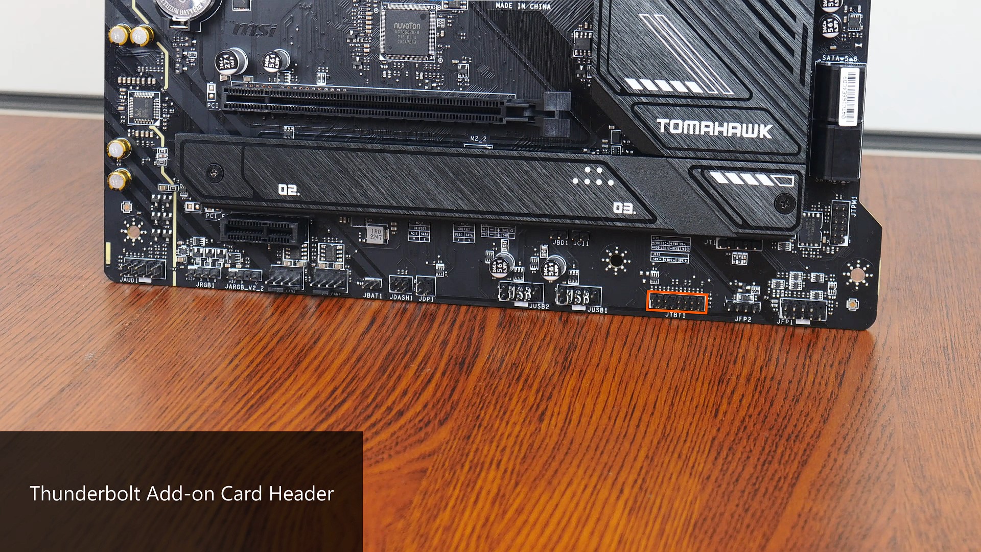 MSI MAG B760 TOMAHAWK WIFI Thunderbolt Header