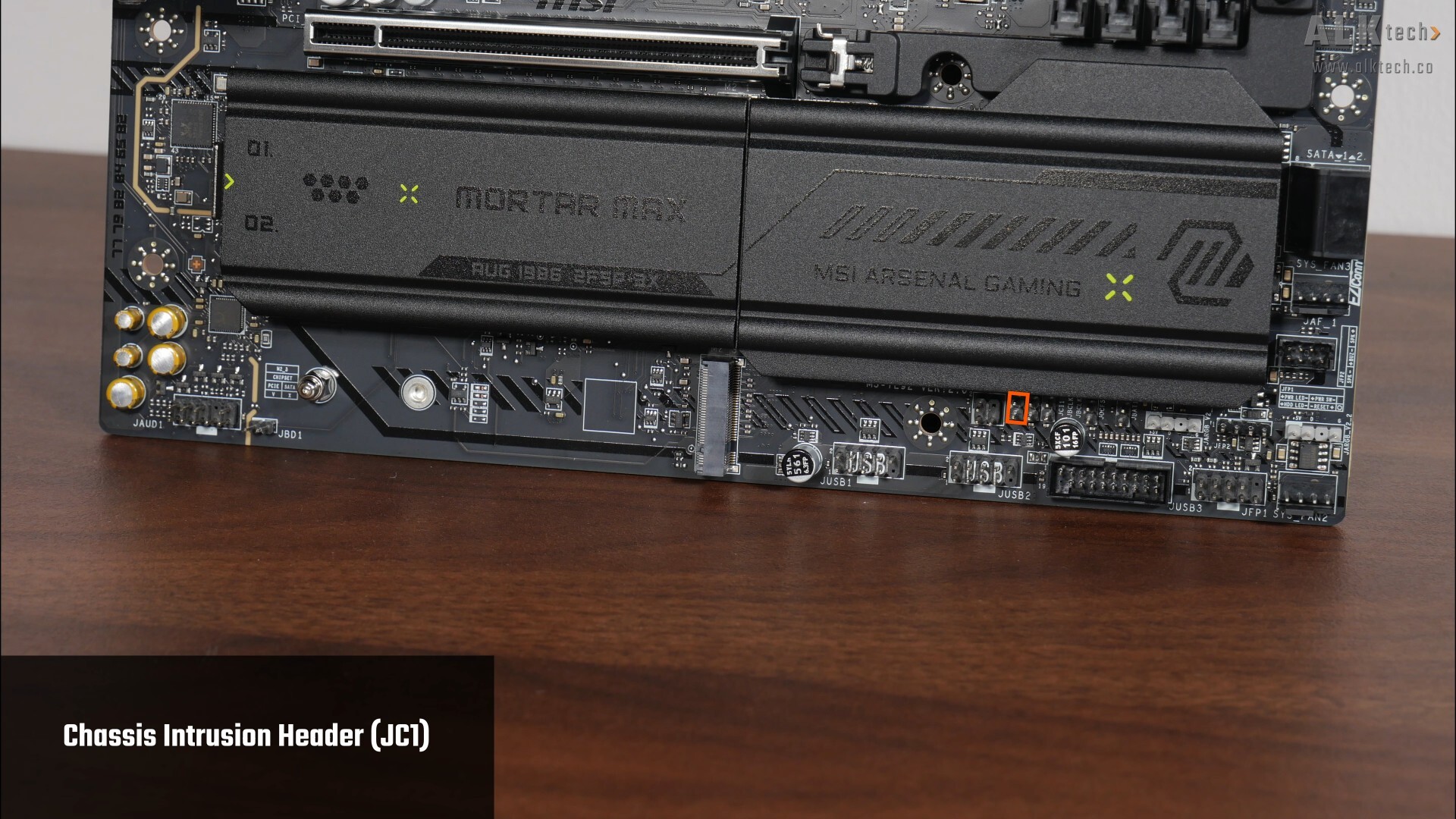 MSI MAG B850M MORTAR MAX WIFI Chassis Intrusion Header