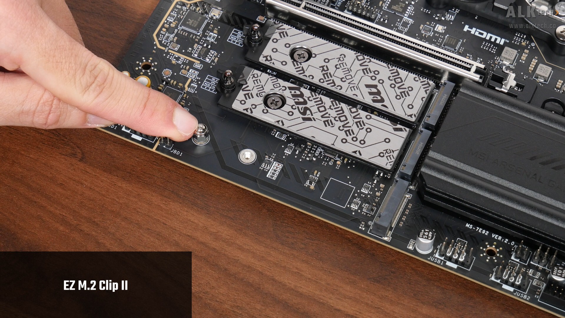 MSI MAG B850M MORTAR MAX WIFI EZ M.2 Clip II