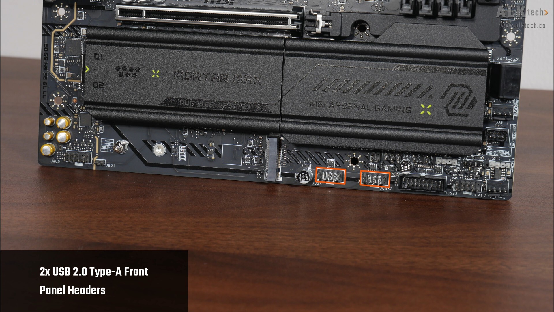 MSI MAG B850M MORTAR MAX WIFI Front Panel USB 2.0