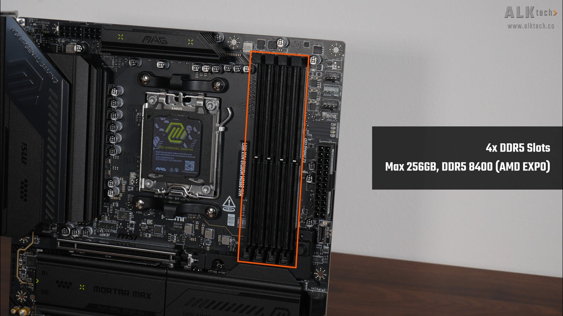 MSI MAG B850M MORTAR MAX WIFI Memory Support