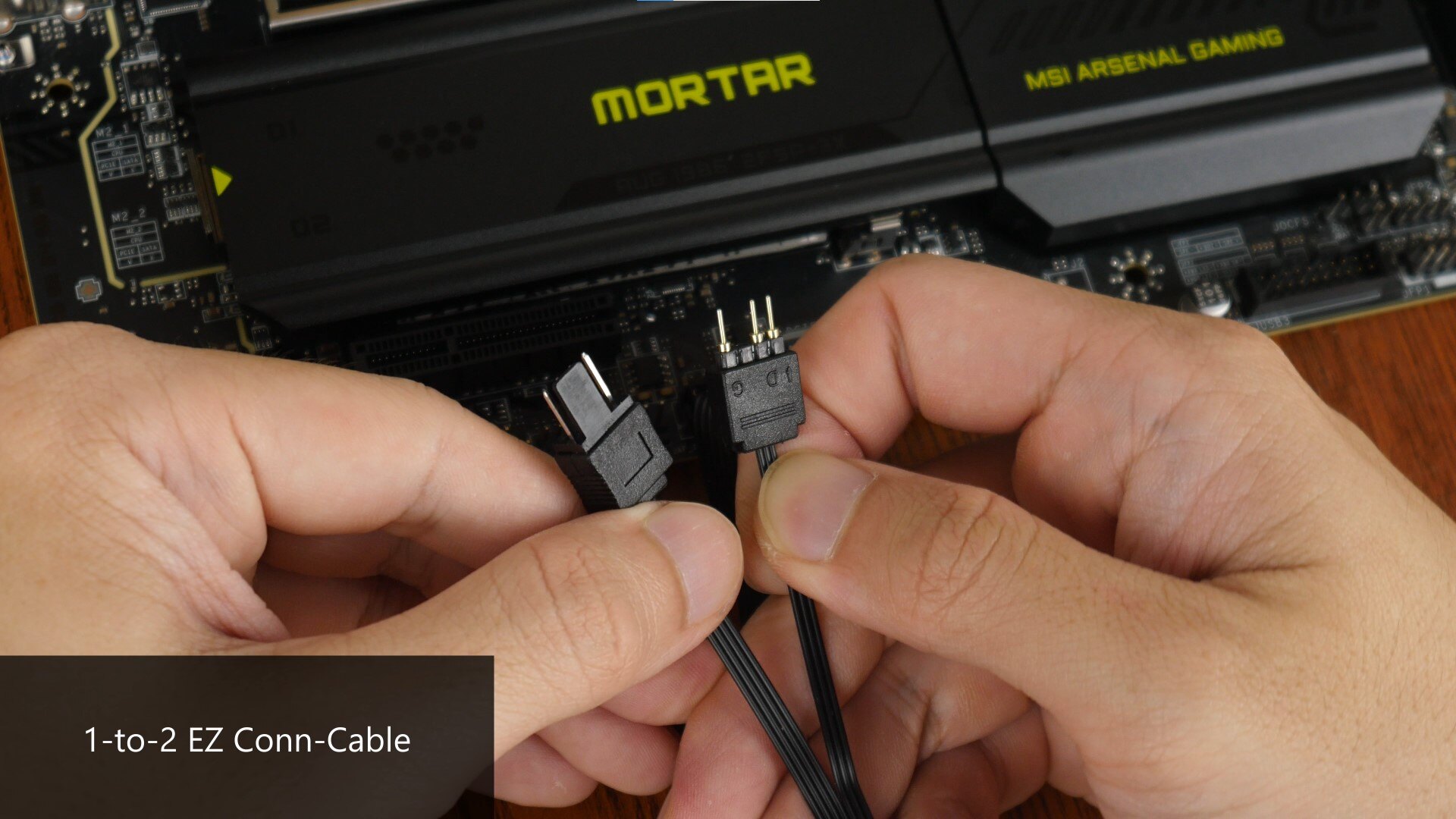 MSI MAG B850M MORTAR WIFI 1-to-2 EZ Conn-Cable