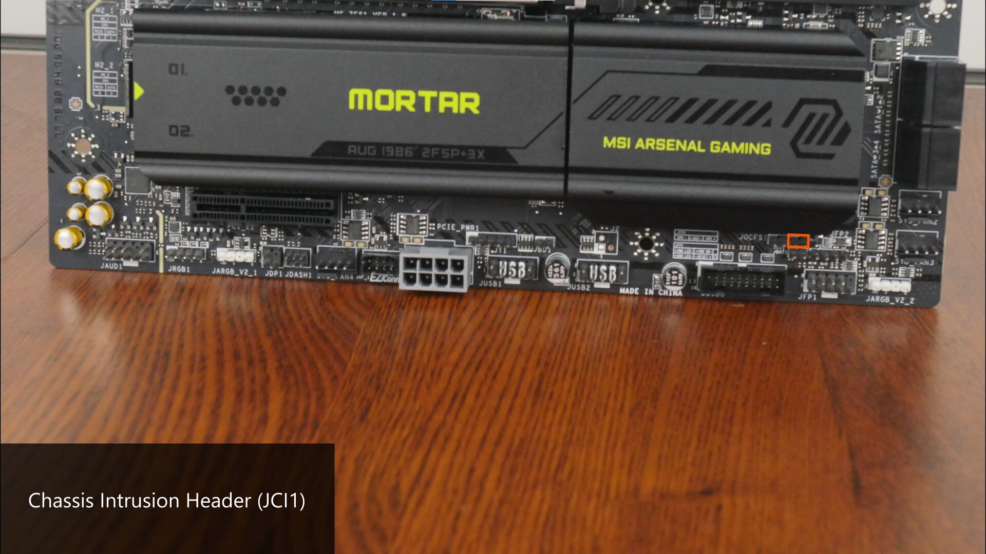MSI MAG B850M MORTAR WIFI Chassis Intrusion Header