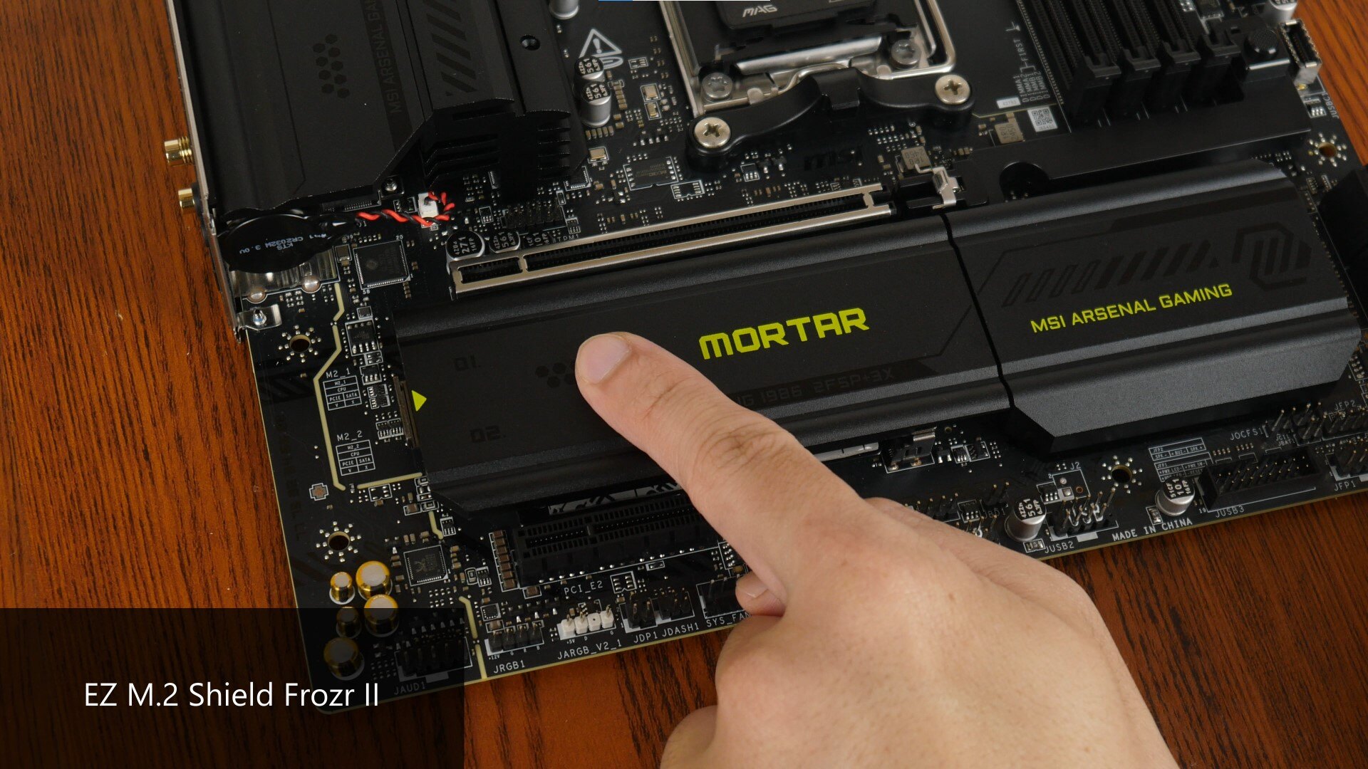 MSI MAG B850M MORTAR WIFI EZ M.2 Shield Frozr II
