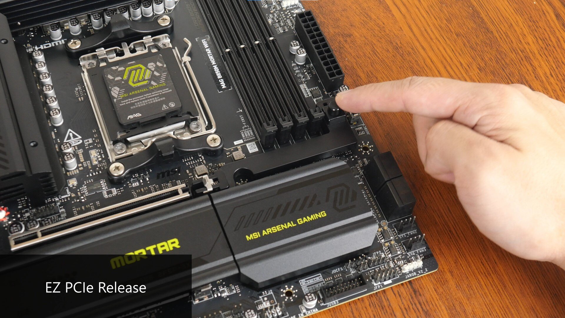 MSI MAG B850M MORTAR WIFI EZ PCIe Release (1)