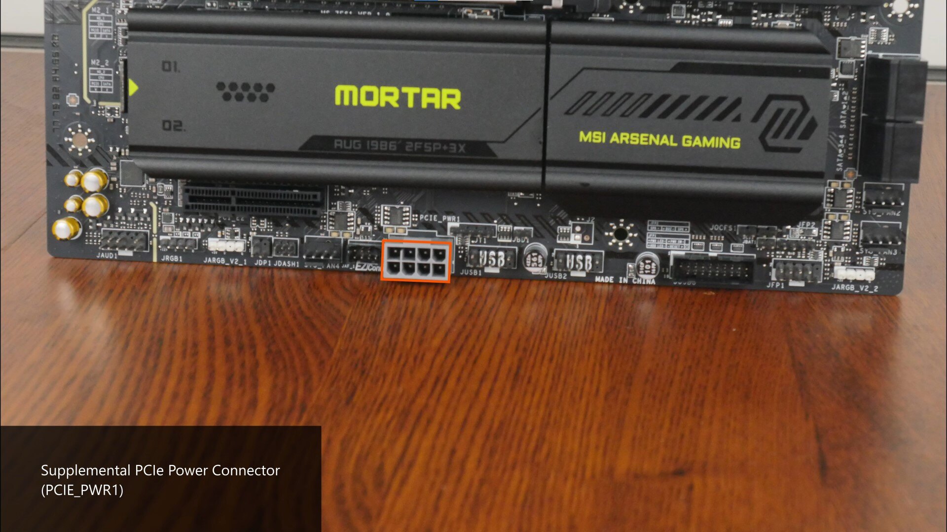 MSI MAG B850M MORTAR WIFI Supplemental PCIe Power Connector