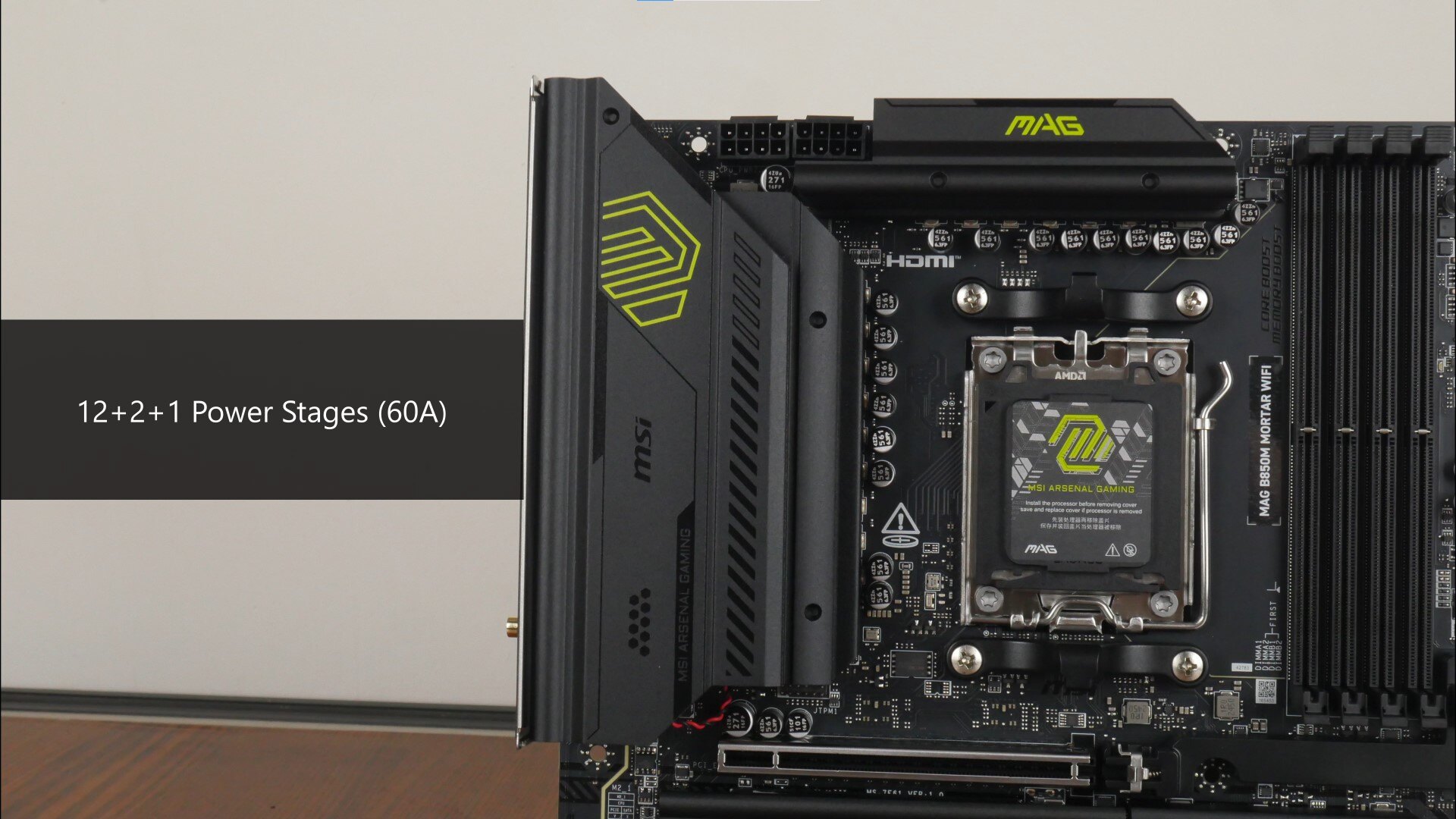 MSI MAG B850M MORTAR WIFI VRM Specs