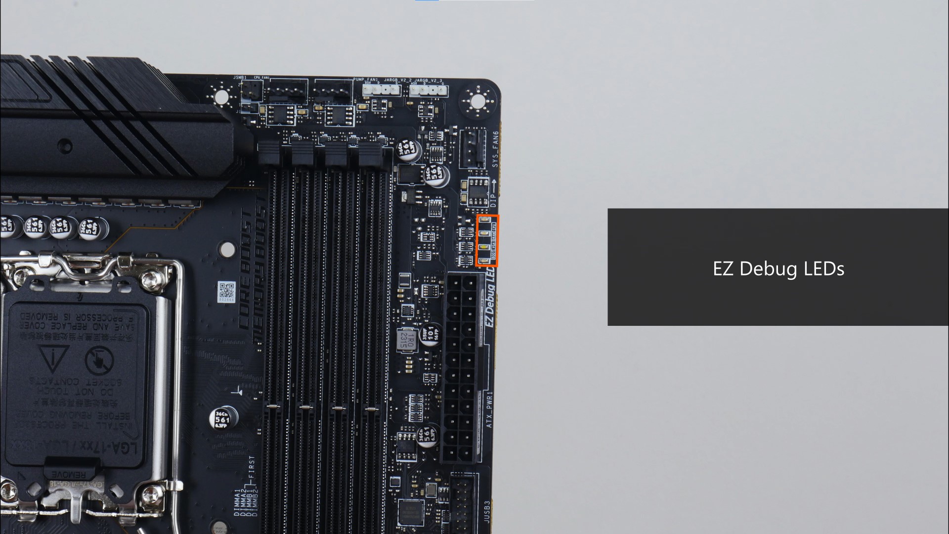 MSI MAG Z790 TOMAHAWK MAX WIFI EZ Debug LED