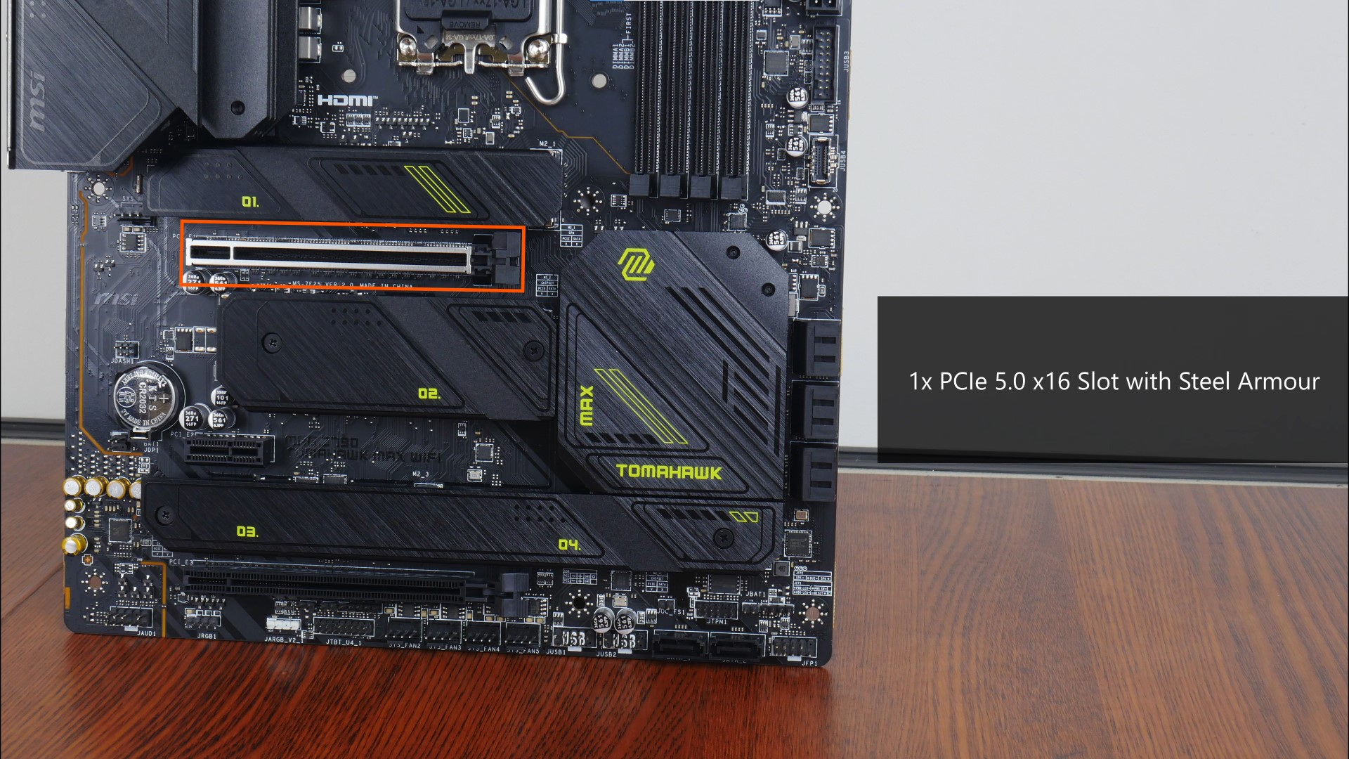 MSI MAG Z790 TOMAHAWK MAX WIFI PCIe 5.0 x16 Slot