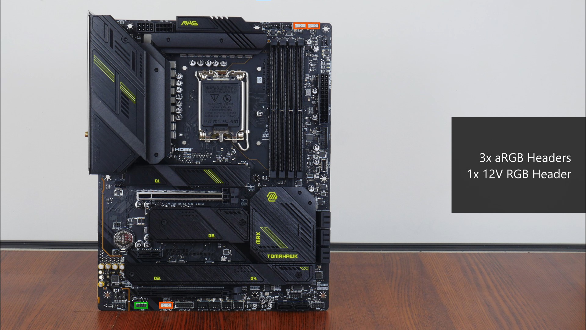 MSI MAG Z790 TOMAHAWK MAX WIFI RGB Headers