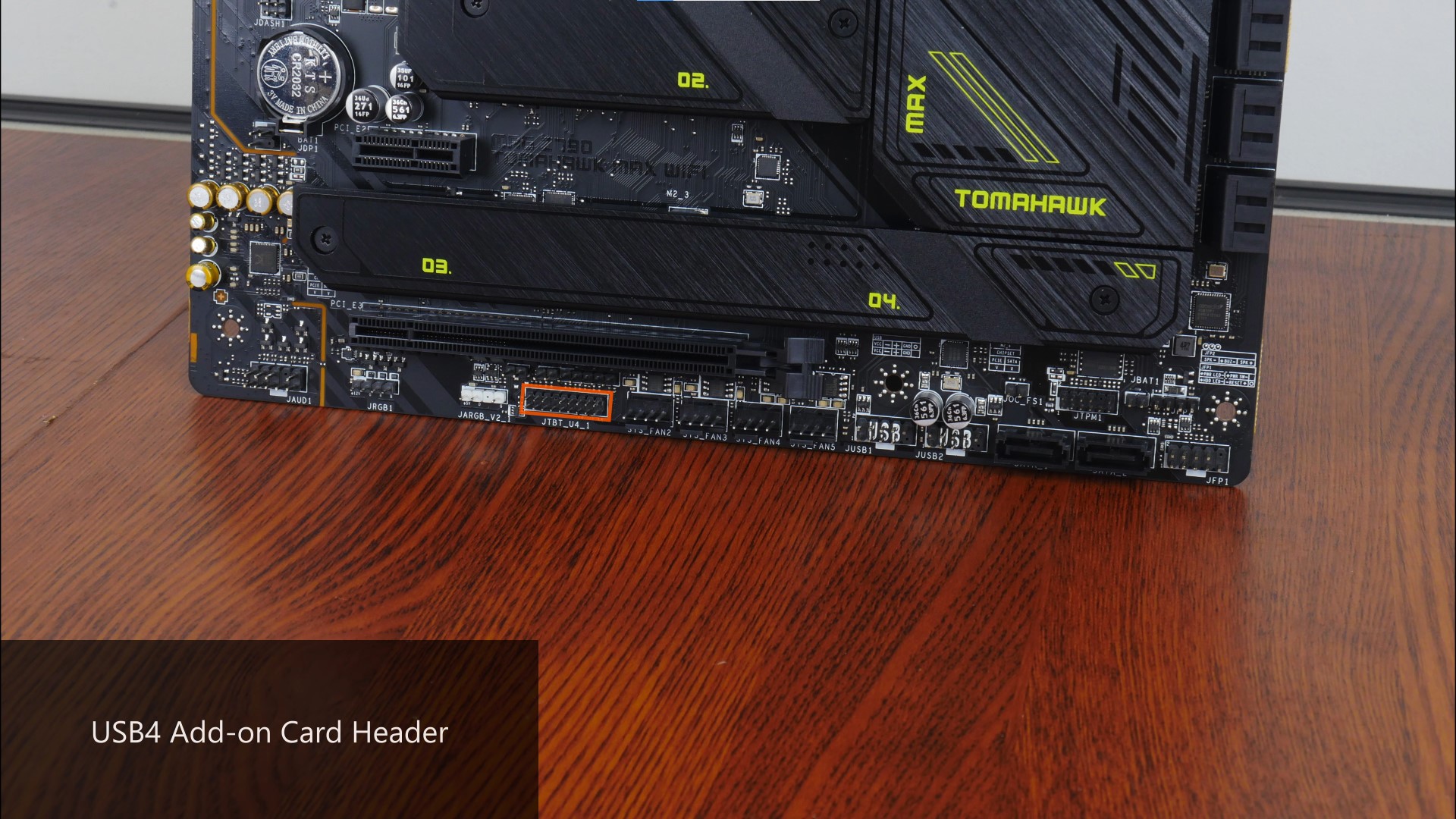 MSI MAG Z790 TOMAHAWK MAX WIFI USB4 Add-on Card Header