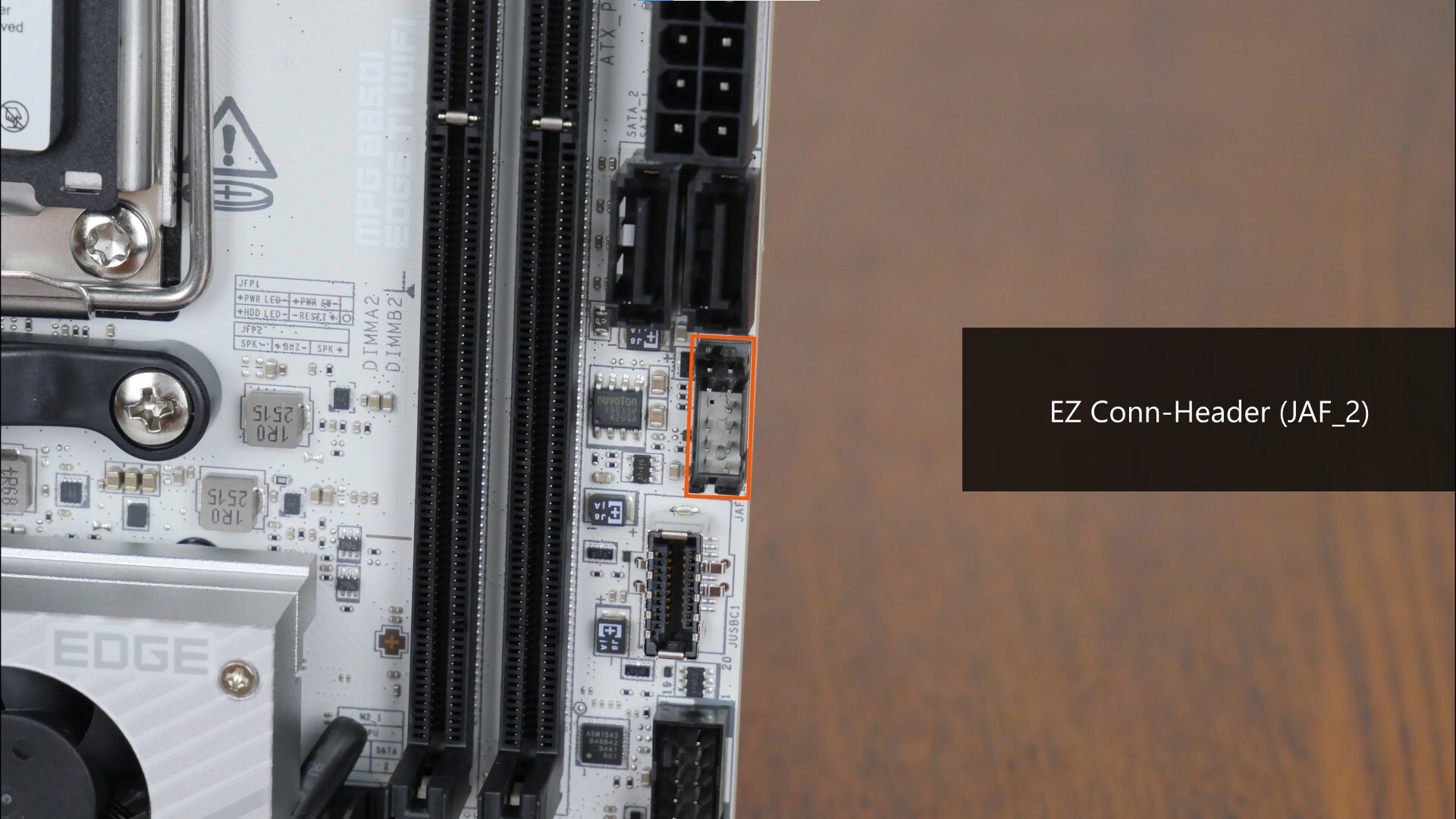 MSI MPG B850I EDGE TI WIFI EZ Conn Header