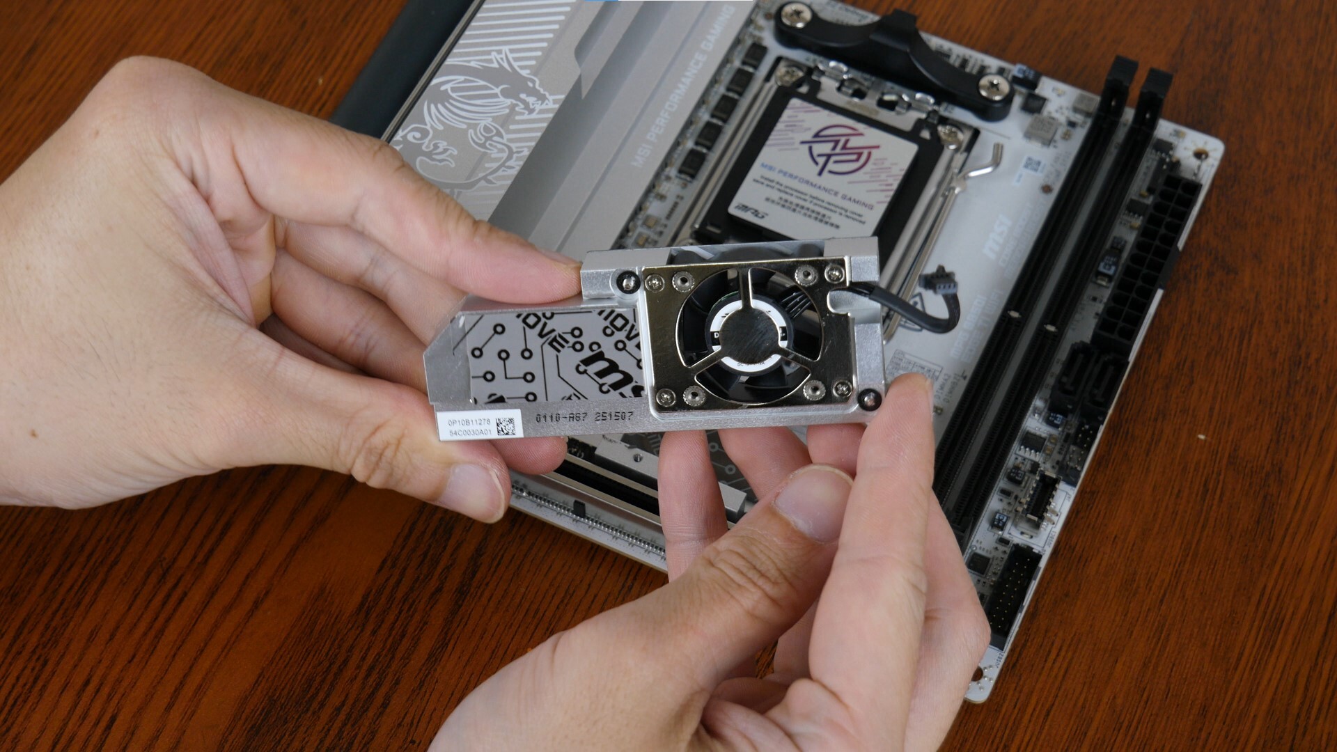 MSI MPG B850I EDGE TI WIFI M.2 Heatsink