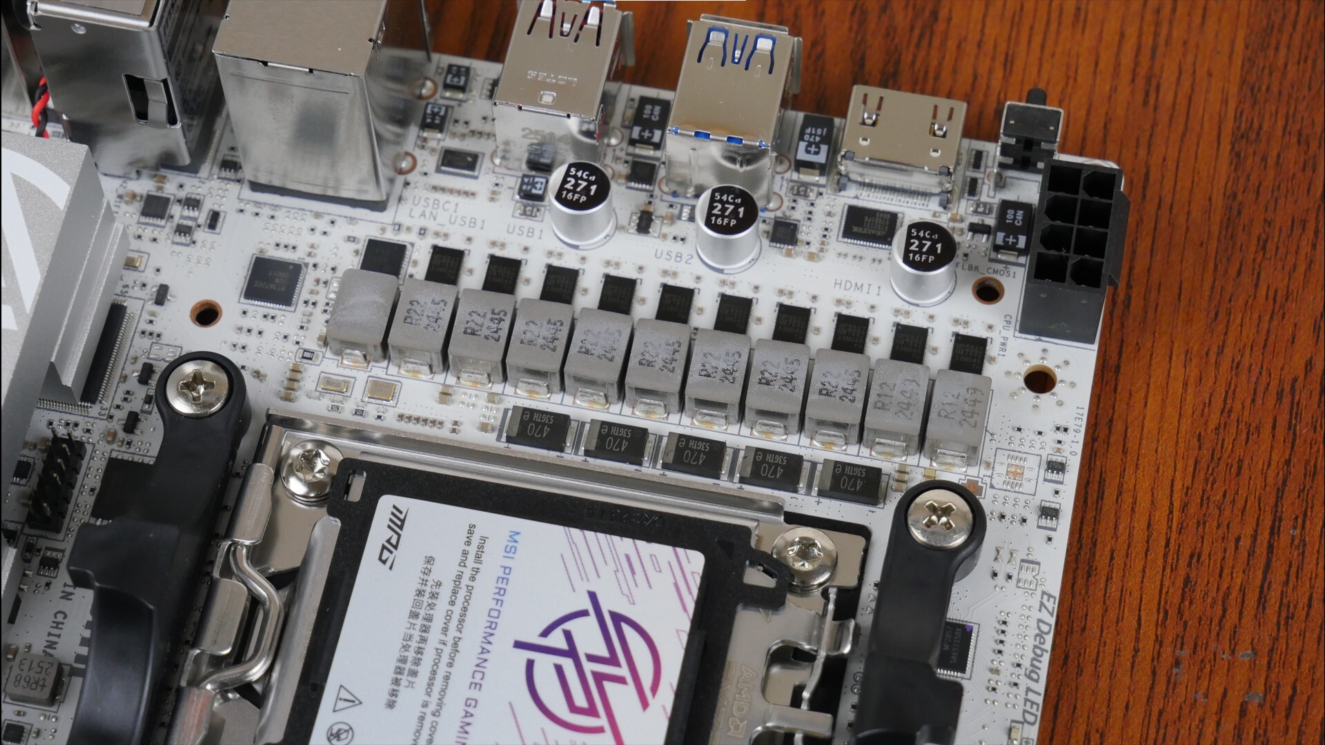 MSI MPG B850I EDGE TI WIFI VRM Setup