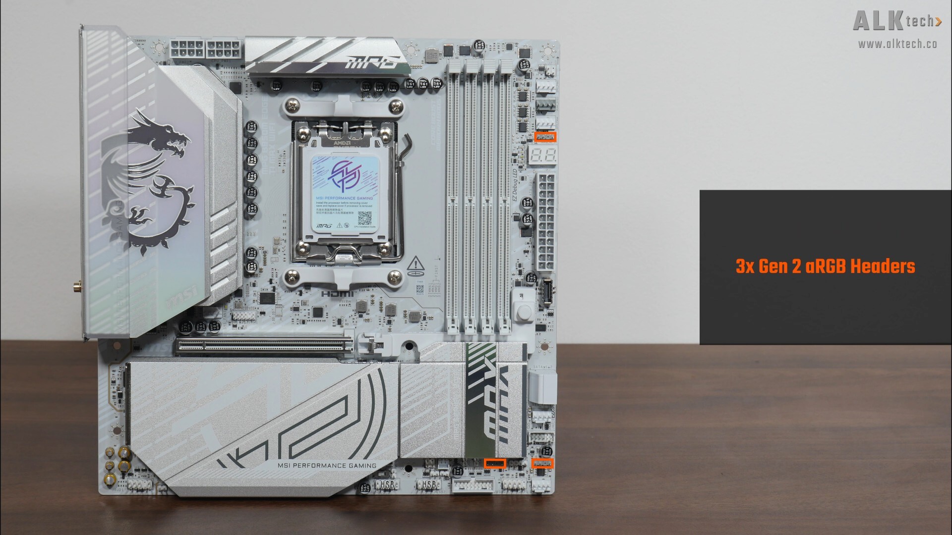 MSI MPG B850M EDGE TI MAX WIFI ARGB Headers