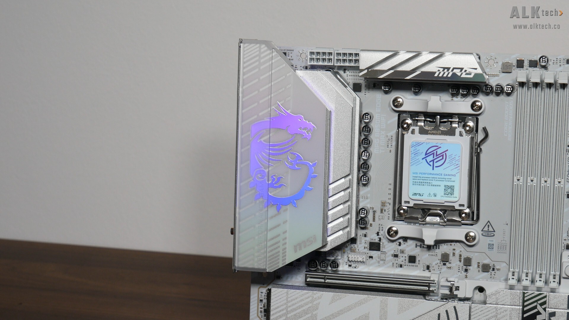 MSI MPG B850M EDGE TI MAX WIFI ARGB LED Accent