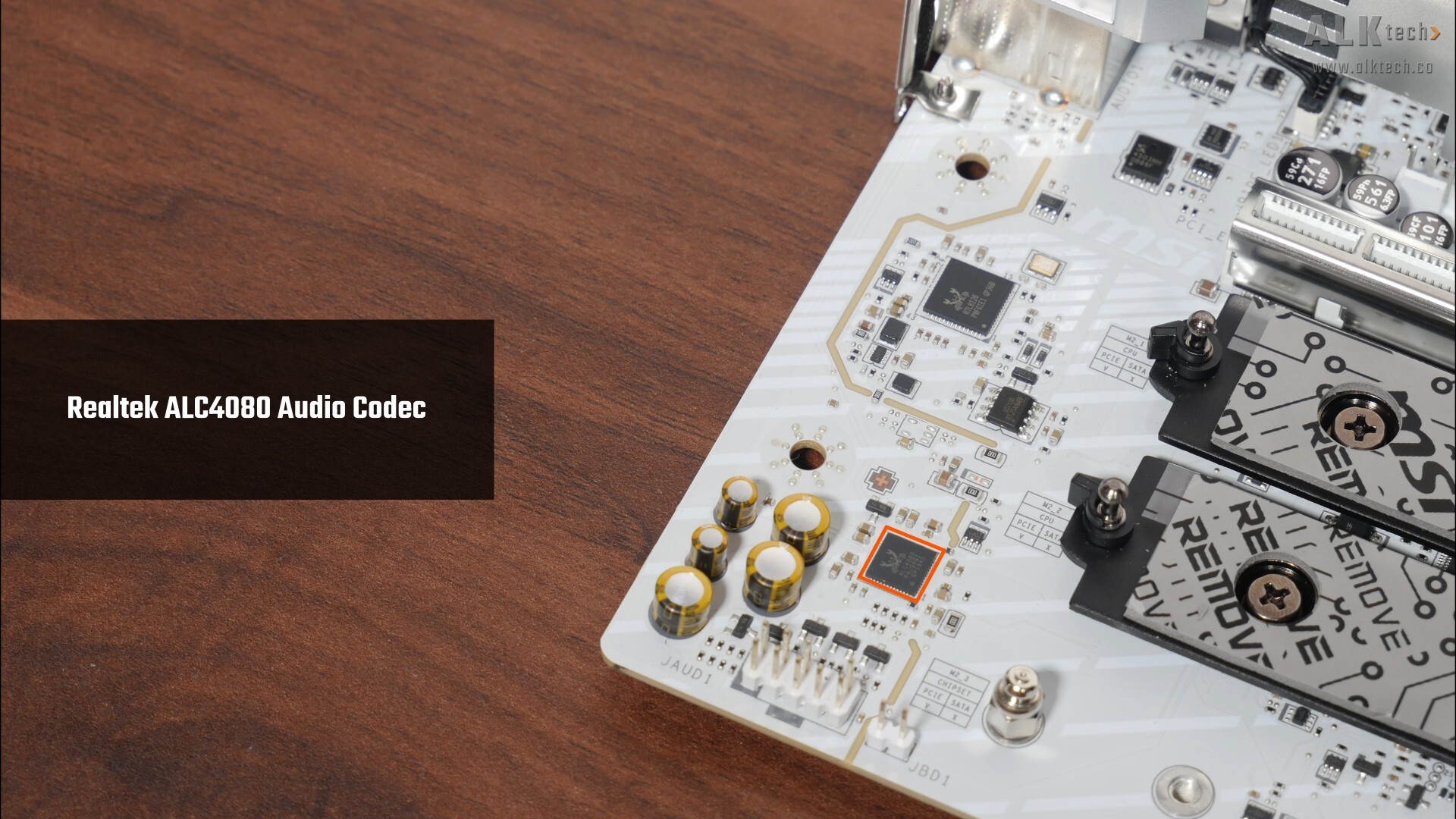 MSI MPG B850M EDGE TI MAX WIFI Audio Codec