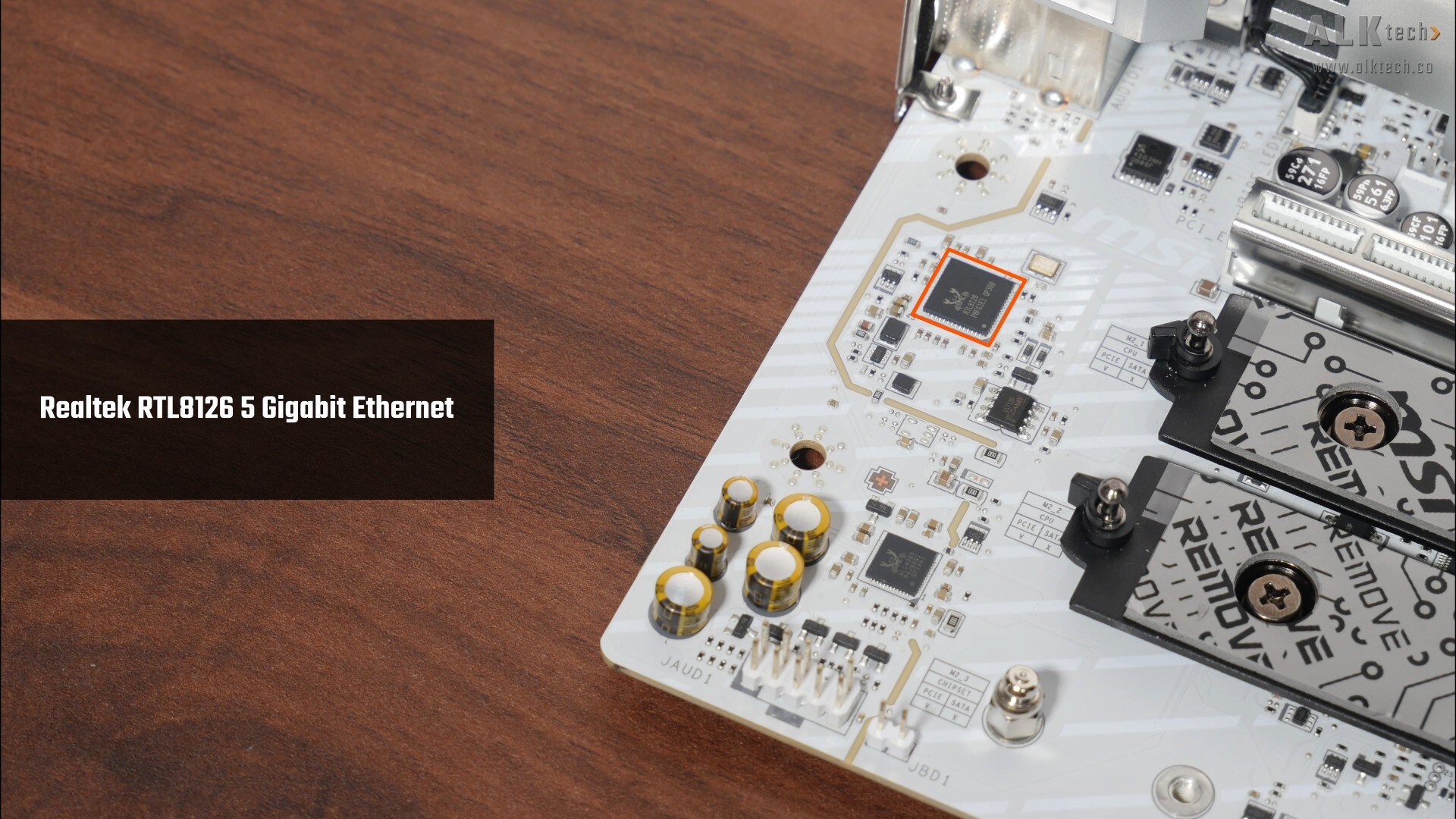 MSI MPG B850M EDGE TI MAX WIFI Ethernet Controller