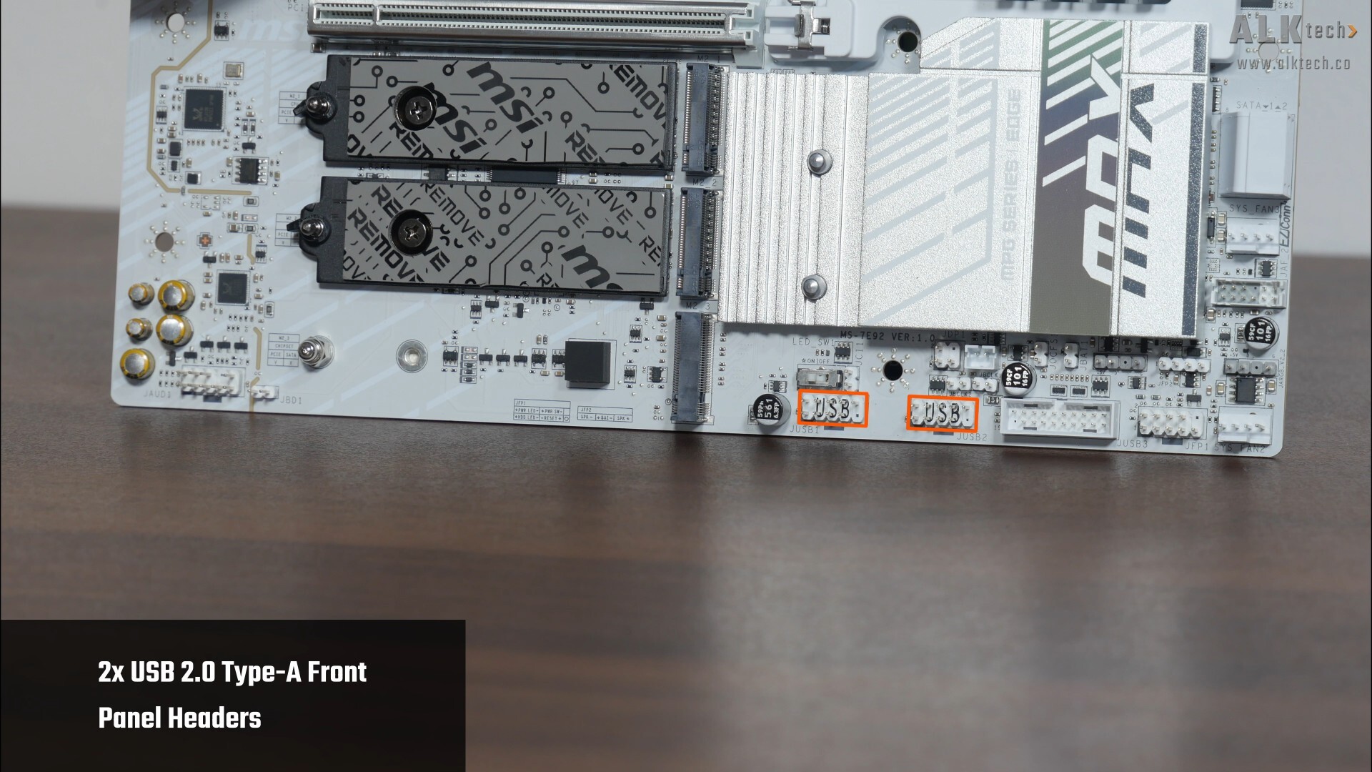 MSI MPG B850M EDGE TI MAX WIFI Front Panel USB 2.0 Type-A Header