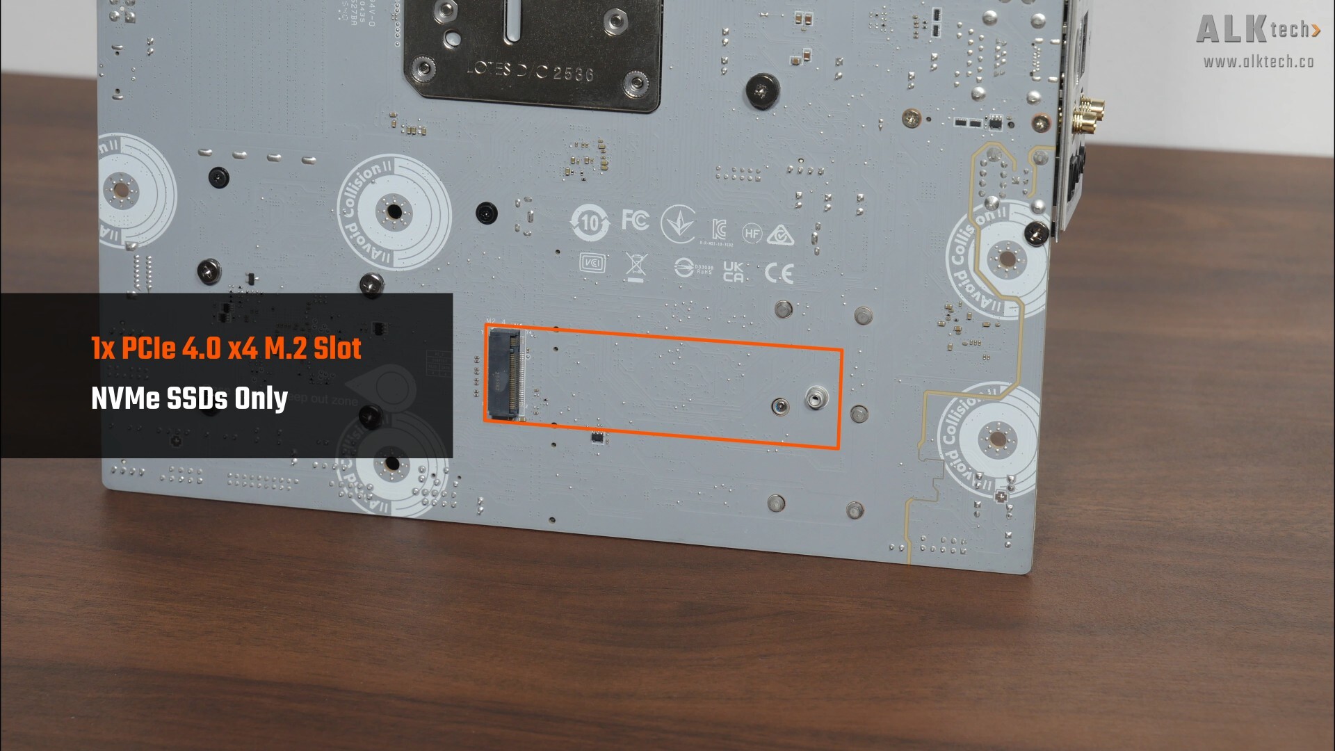 MSI MPG B850M EDGE TI MAX WIFI M.2 Slots (Rear)