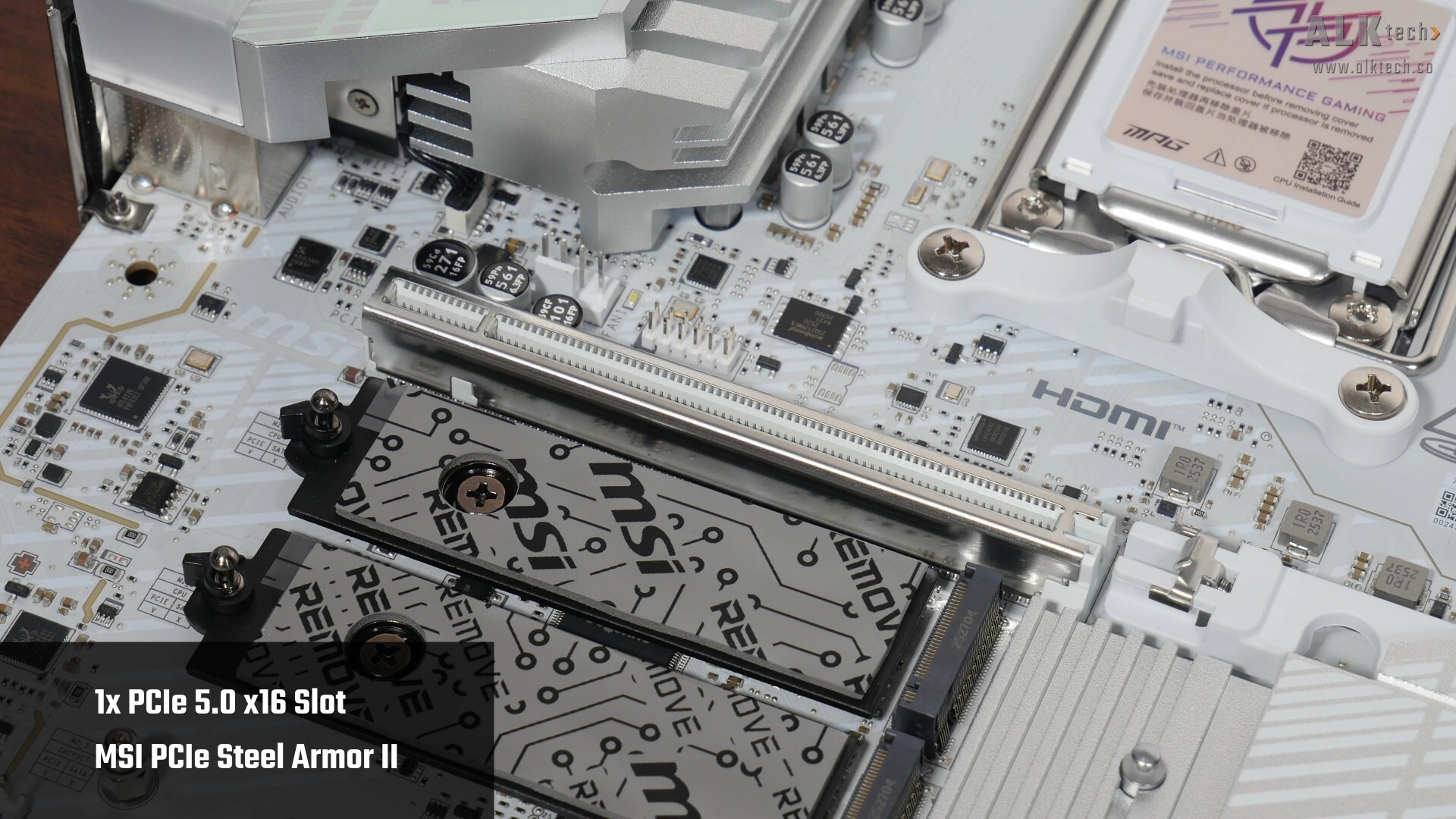 MSI MPG B850M EDGE TI MAX WIFI PCIe Steel Armor II