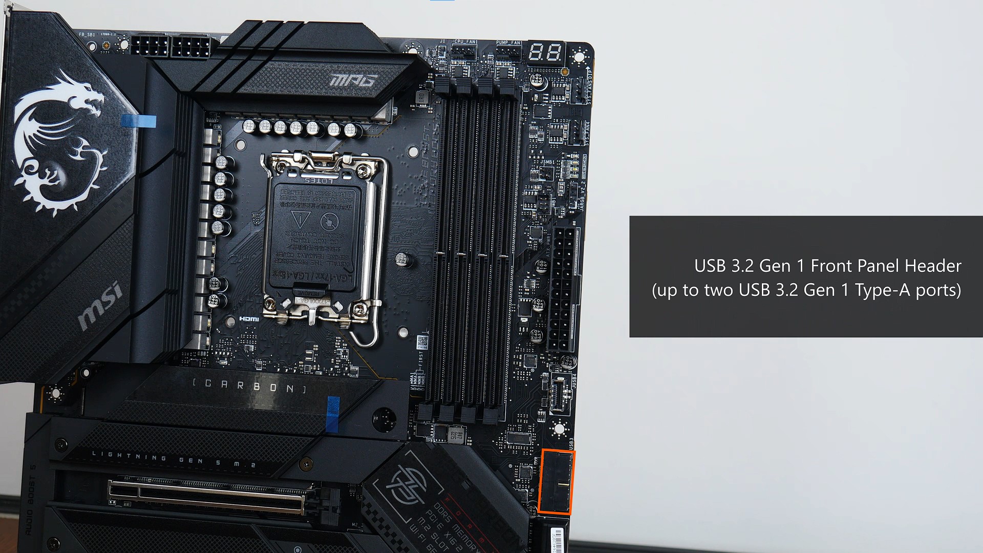 MSI MPG Z790 CARBON WIFI FP USB 3.2 Gen 1 Type-A