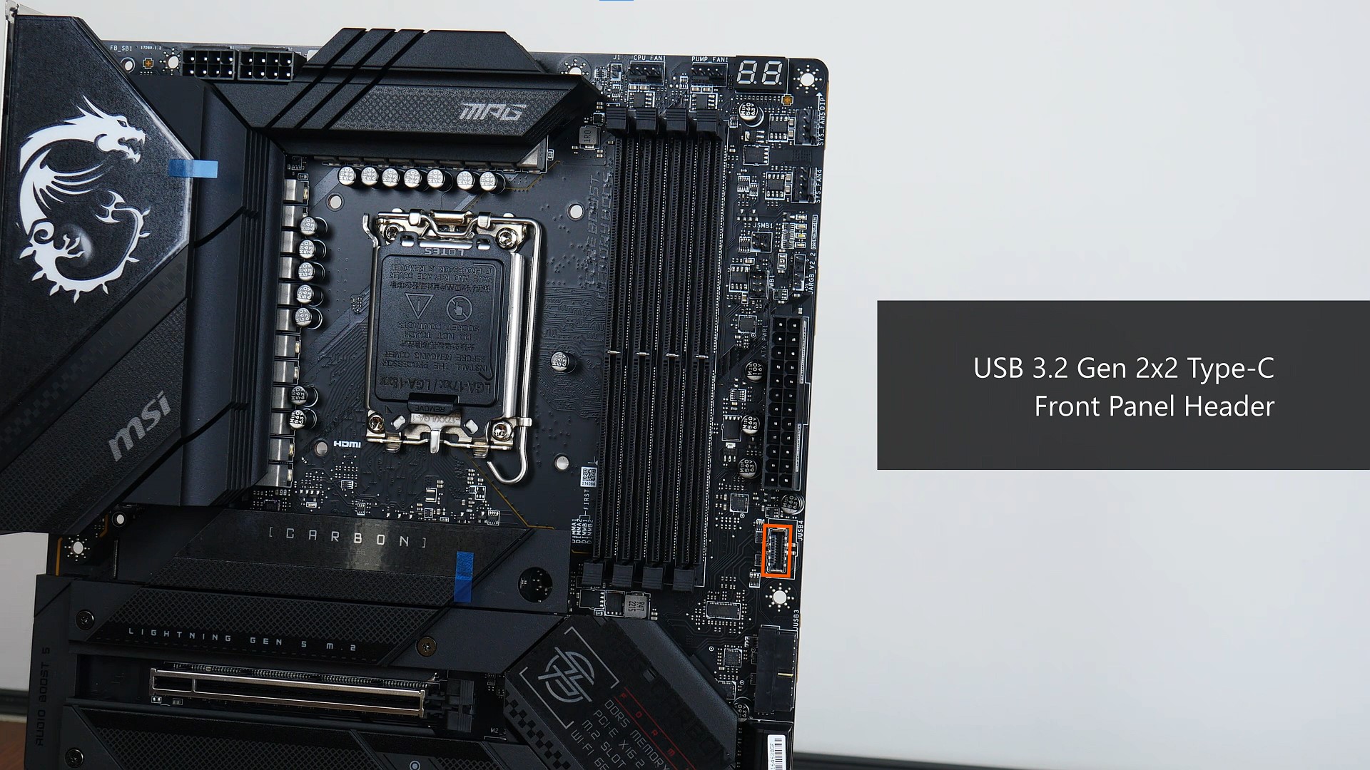 MSI MPG Z790 CARBON WIFI FP USB 3.2 Gen 2x2 Type-C