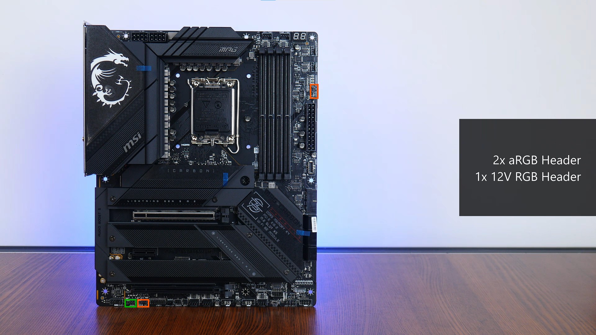 MSI MPG Z790 CARBON WIFI RGB Headers