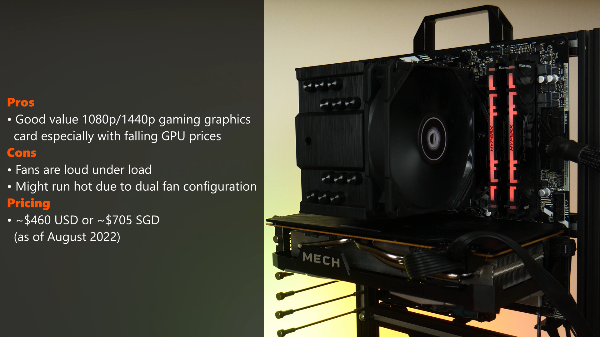MSI Radeon RX 6700 XT MECH 2X 12G OCConclusion