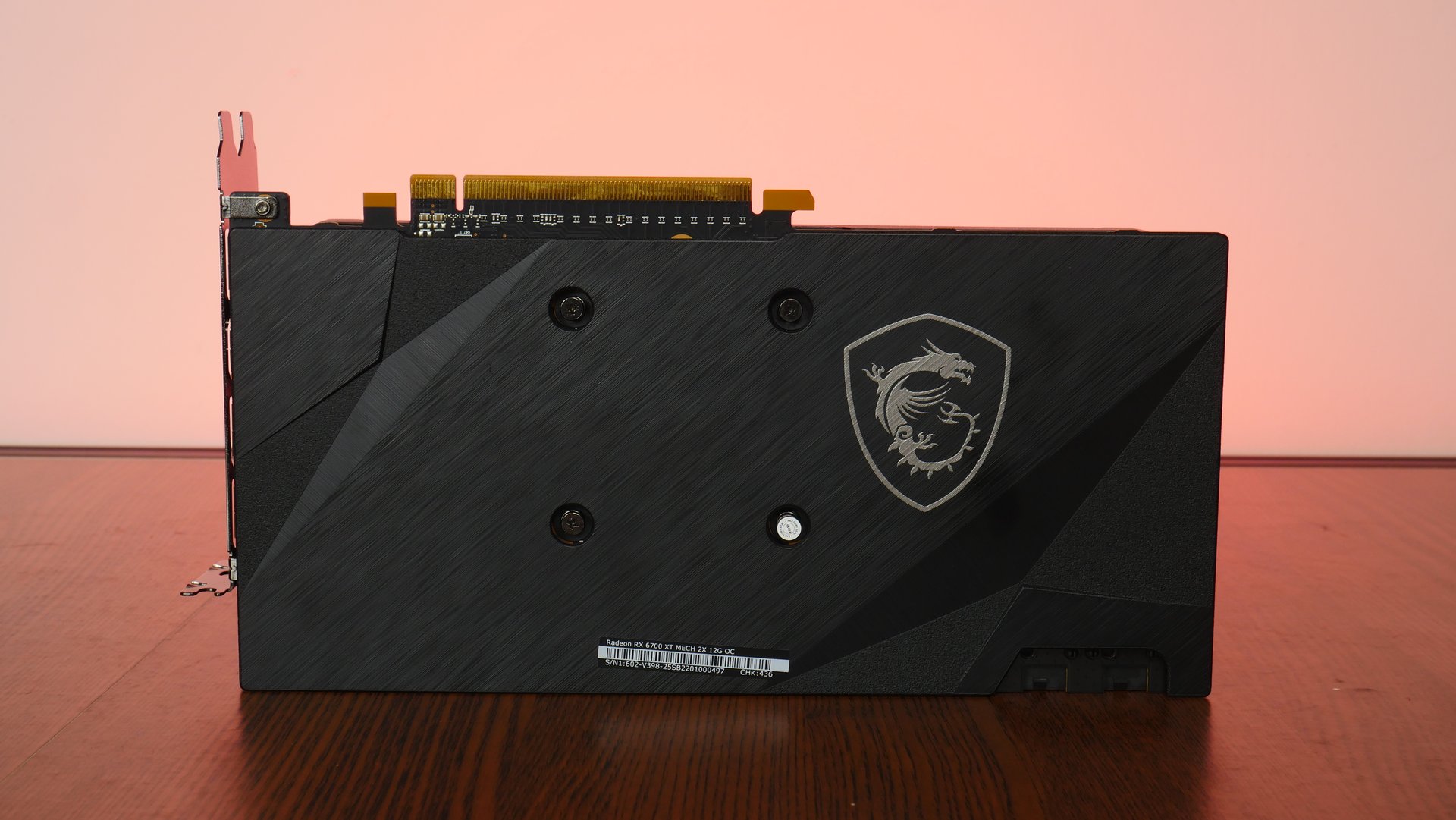 MSI Radeon RX 6700 XT MECH 2X 12G OC Rear