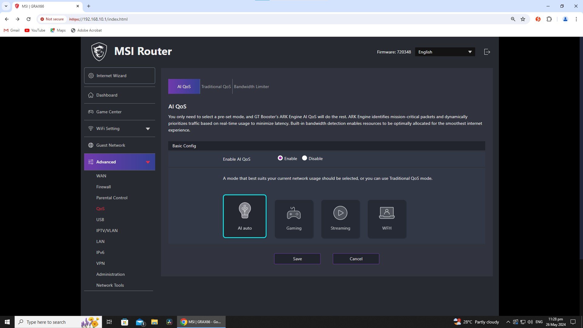 MSI RadiX AX6600 Router UI (3)