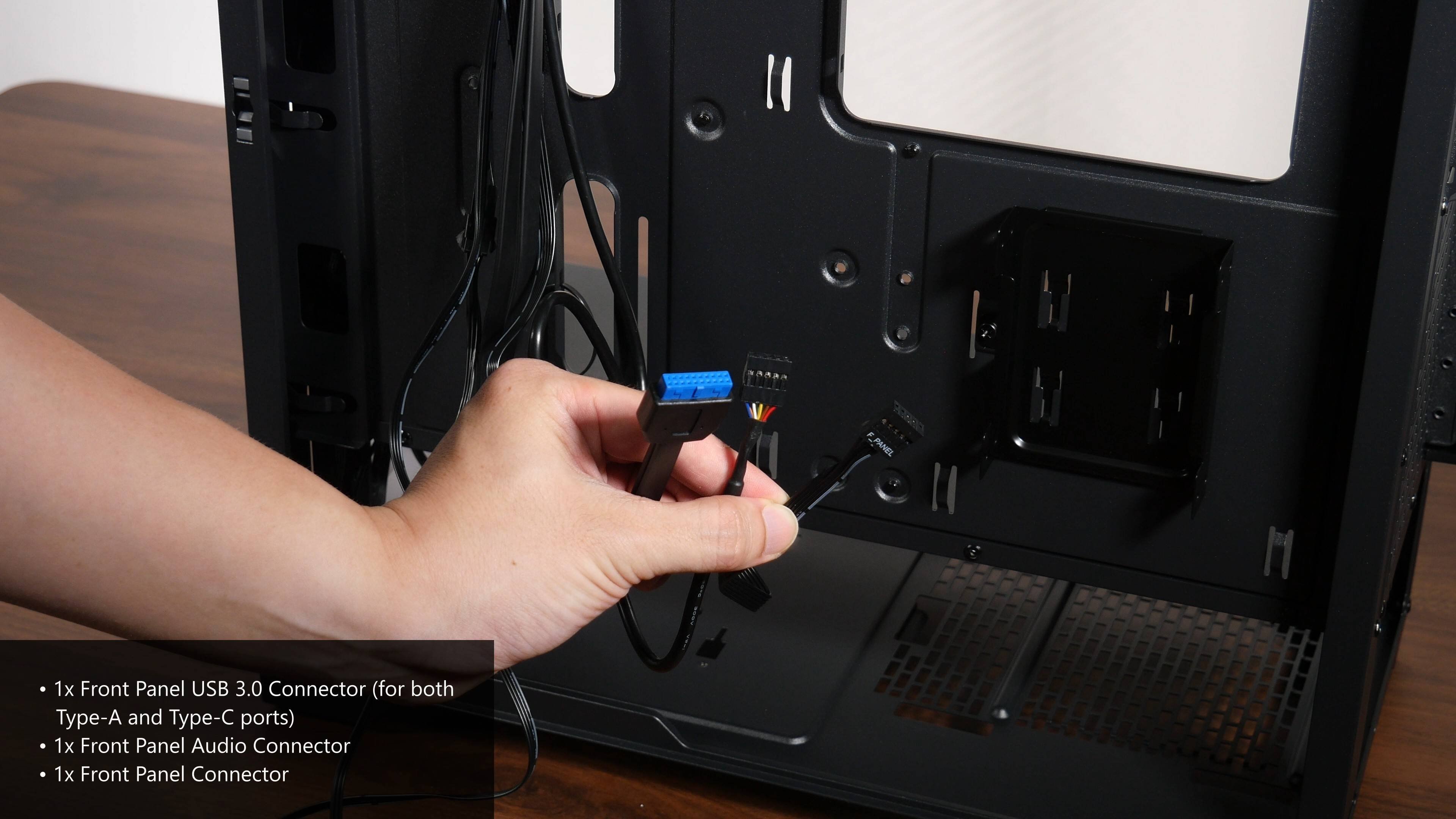 Phanteks Eclipse G370A Front Panel Connectors