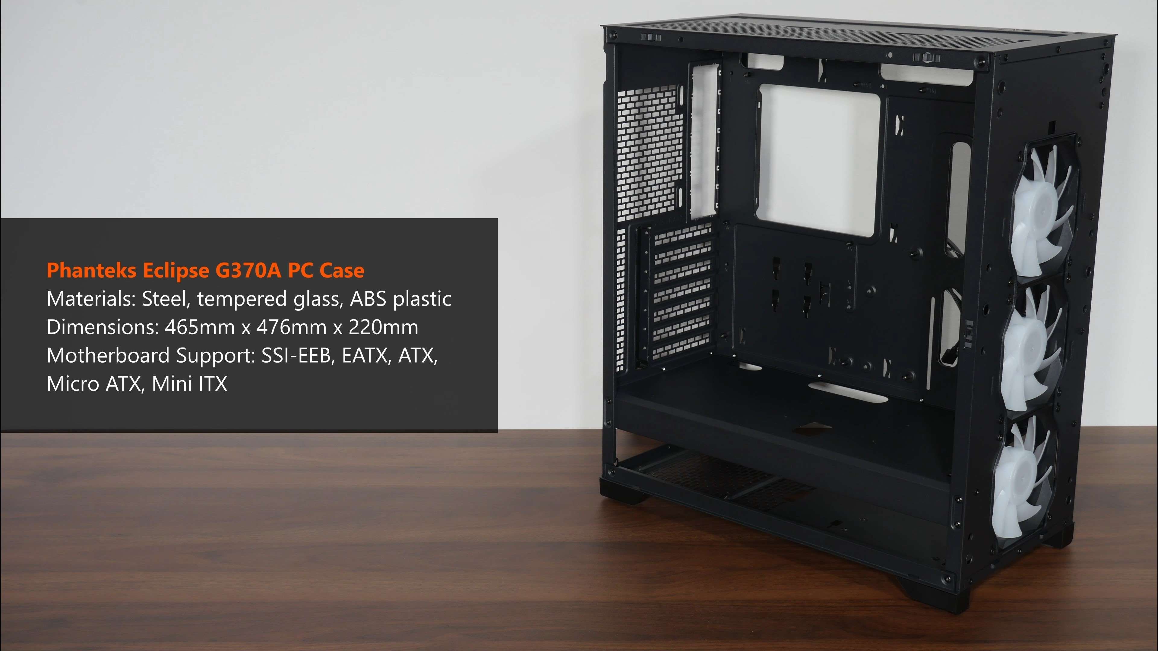 Phanteks Eclipse G370A Specifications