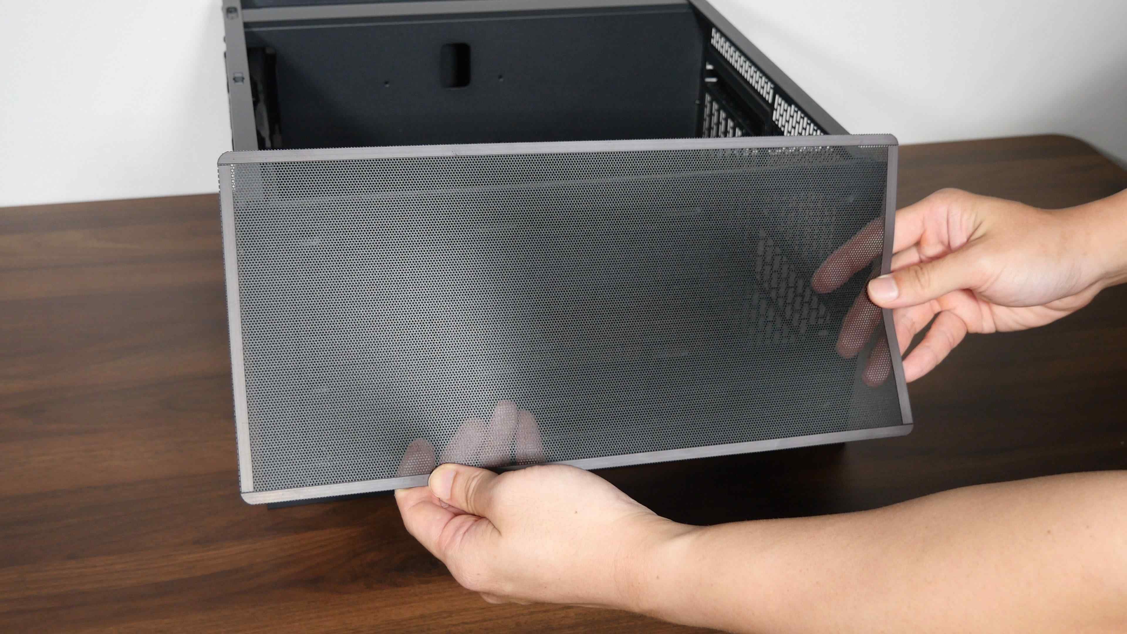 Phanteks Eclipse G370A Top Panel Dust Filter Removal