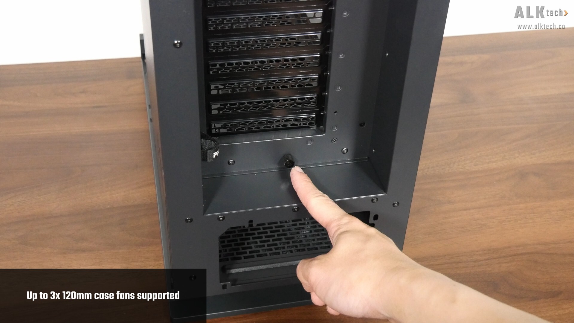 Phanteks Evolv X2 Matrix Bottom Panel Fan Installation (1)