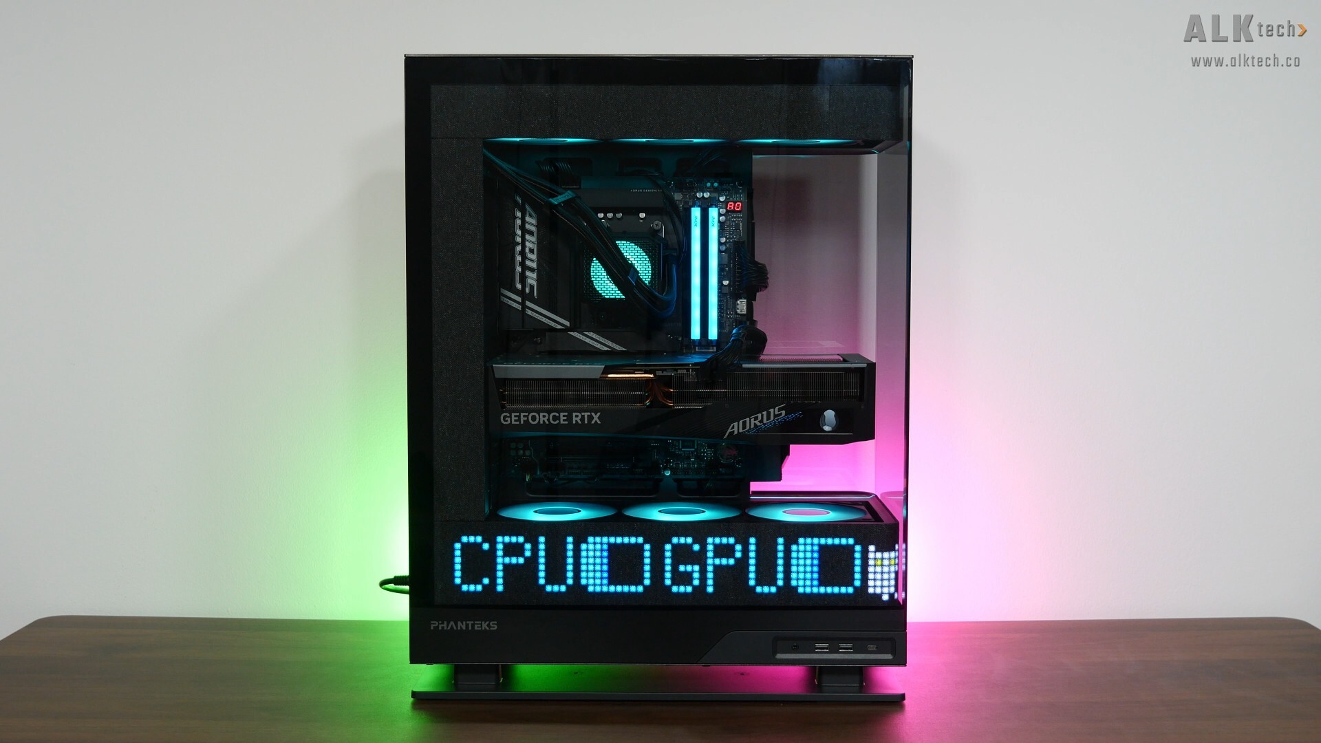 Phanteks Evolv X2 Matrix Completed Build Aesthetics (5)