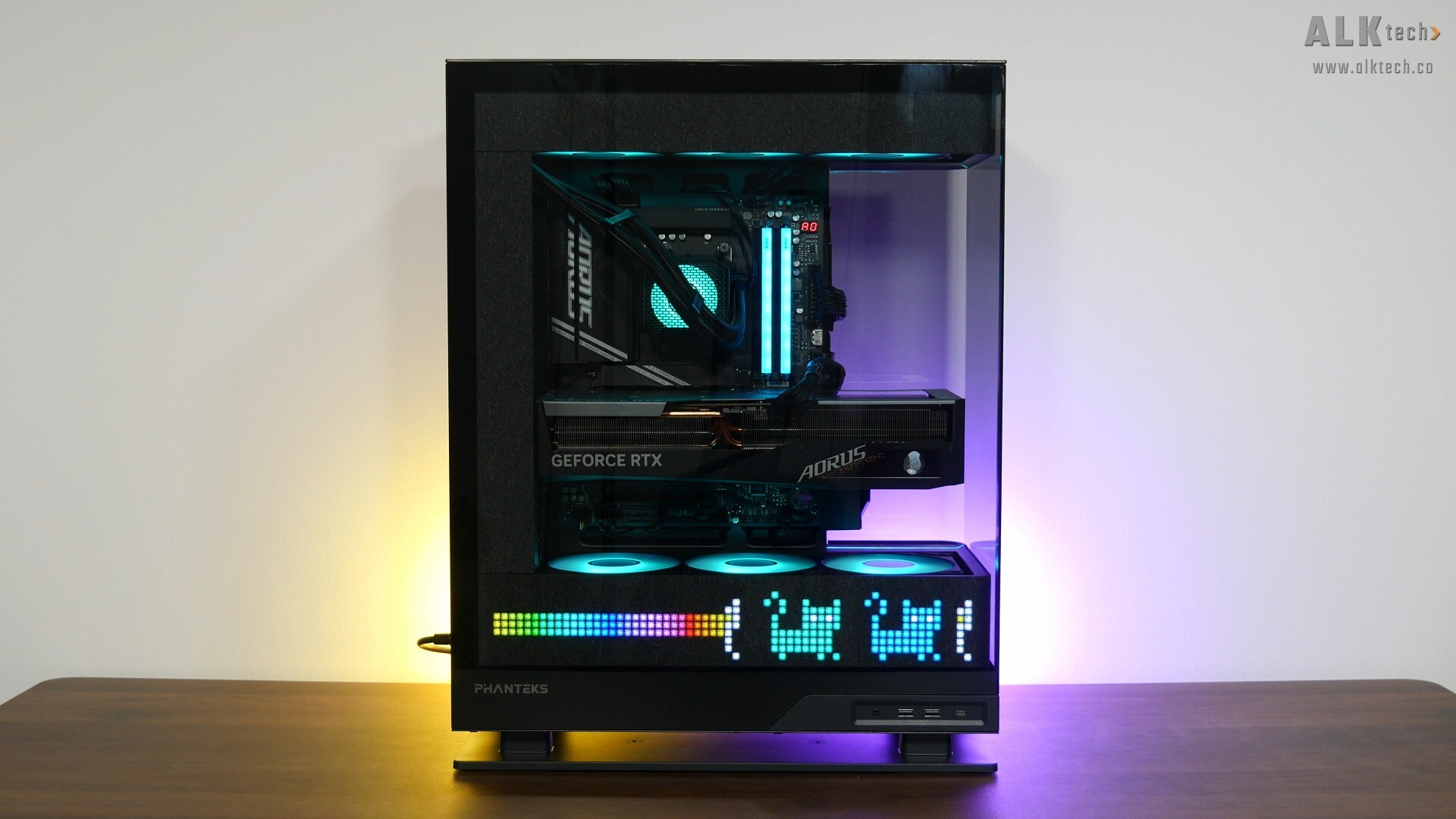 Phanteks Evolv X2 Matrix Completed Build Aesthetics (7)