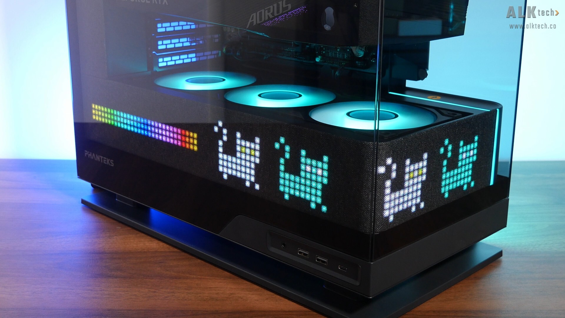 Phanteks Evolv X2 Matrix Completed Build Aesthetics (8)