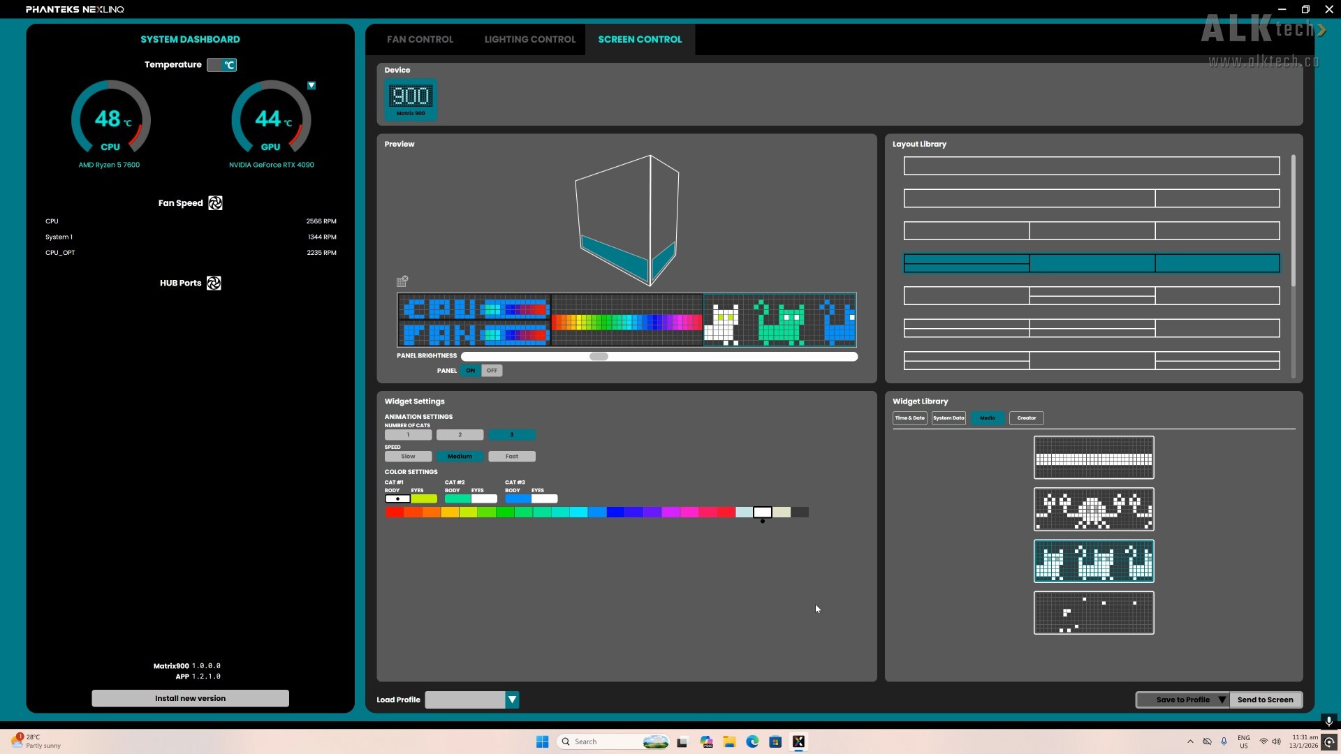 Phanteks Evolv X2 Matrix NexLinq App (5)