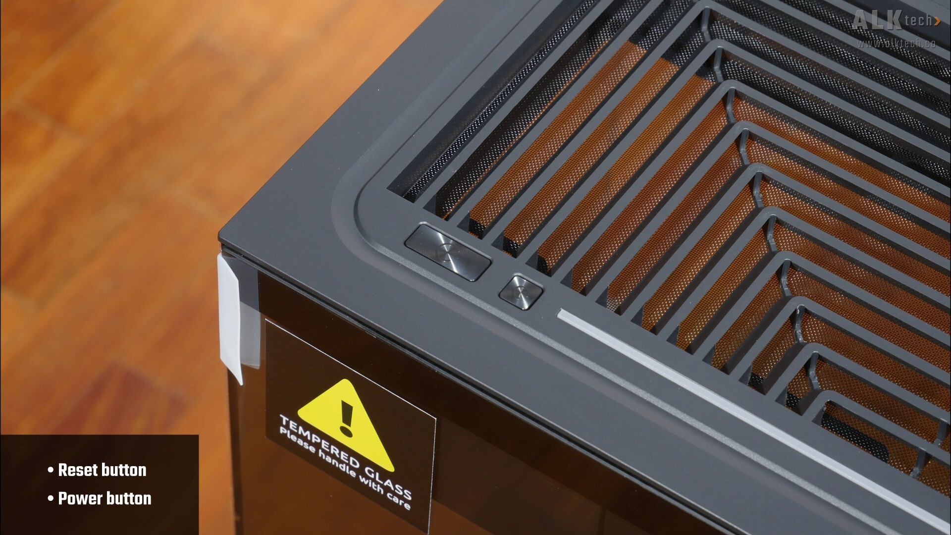 Phanteks Evolv X2 Matrix Power & Reset Buttons