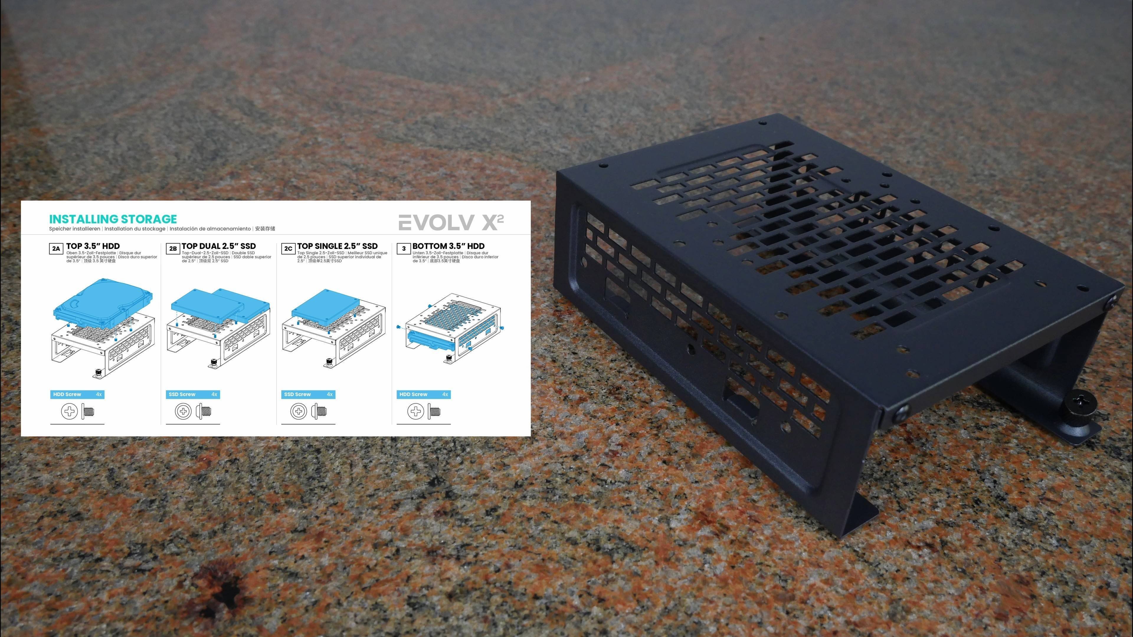 Phanteks Evolv X2 Drive Cage