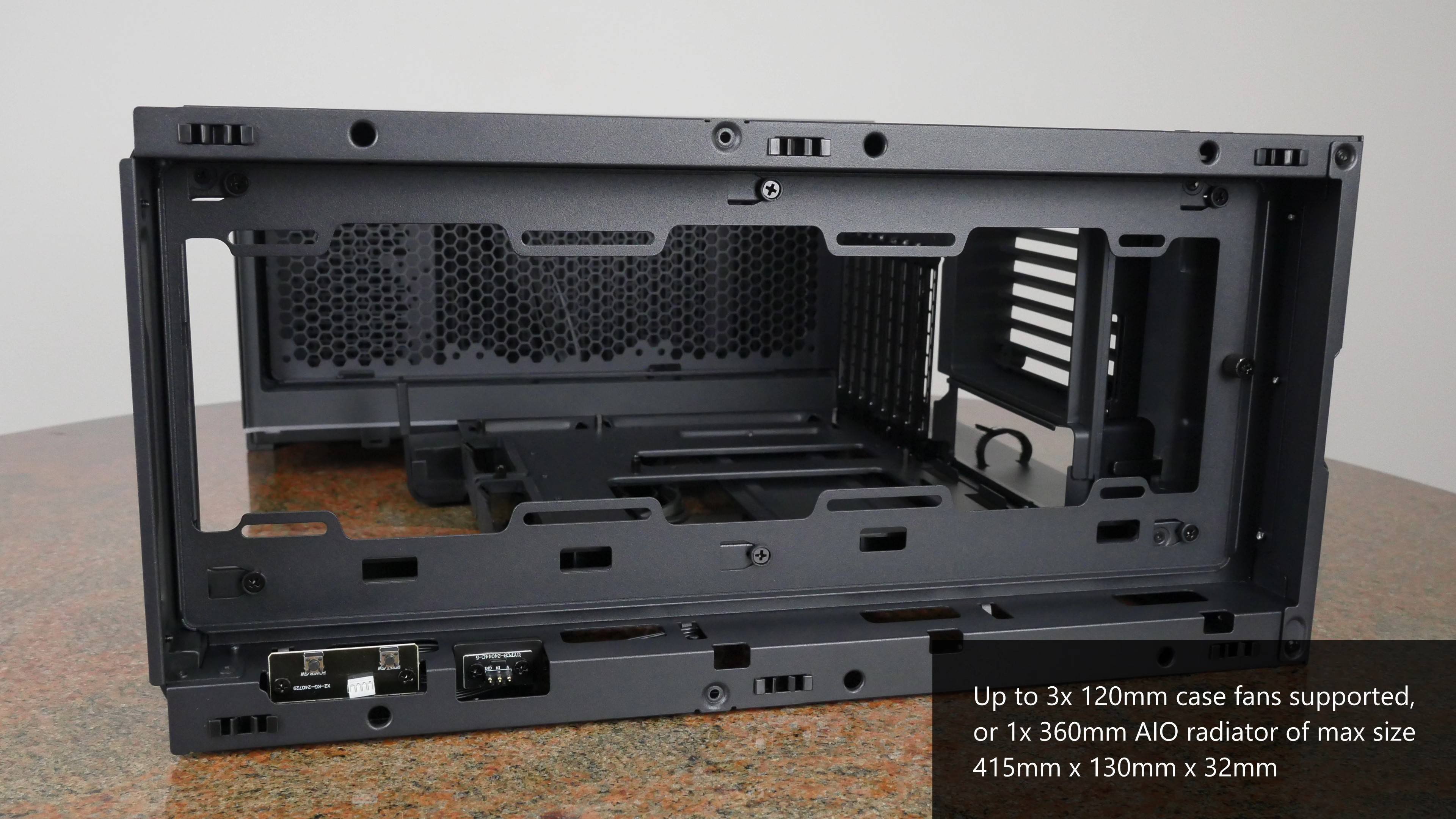 Phanteks Evolv X2 Top Panel Fan Mounts
