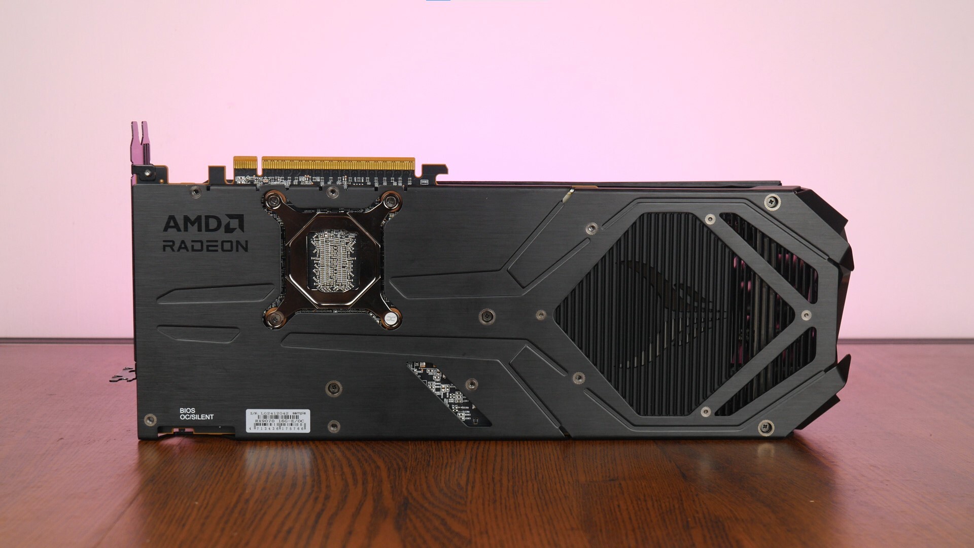 PowerColor Red Devil Radeon RX 9070 16GB GDDR6 Aesthetics (Rear)