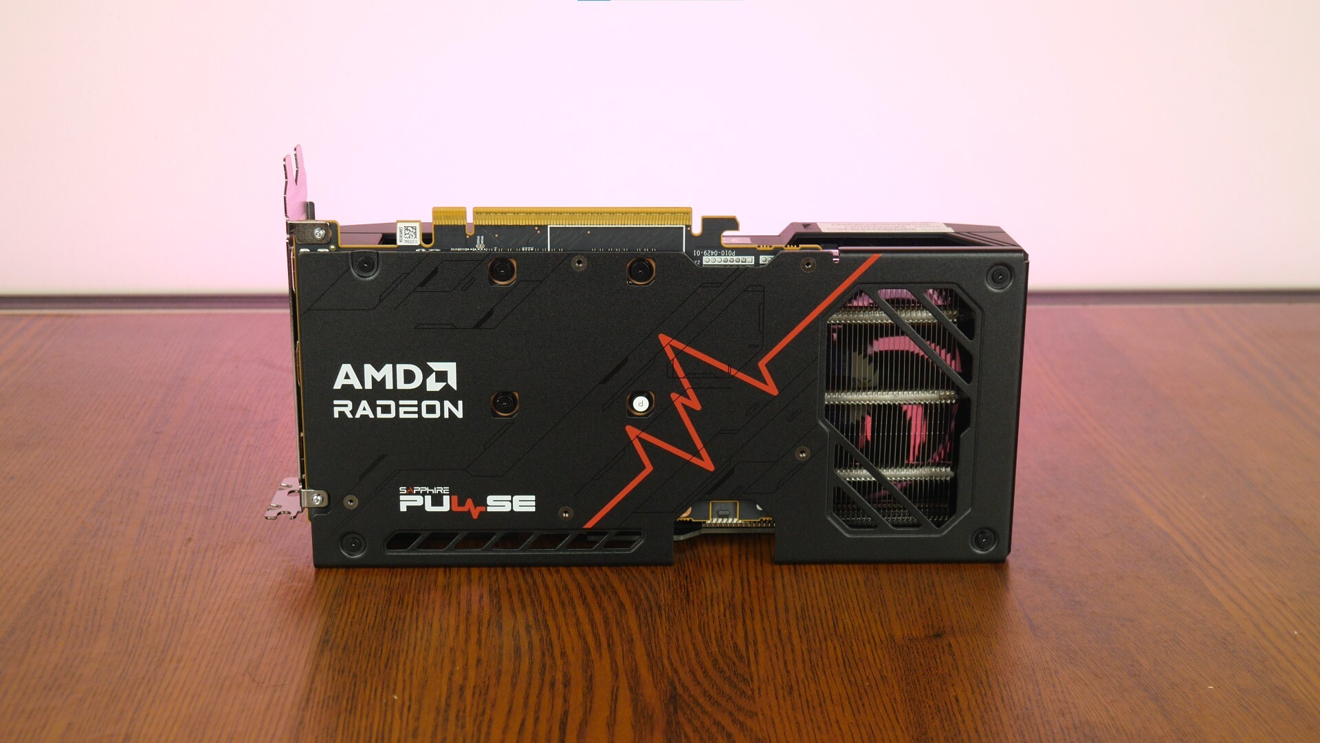 Sapphire PULSE AMD Radeon RX 9060 XT 16GB Aesthetics (Rear)